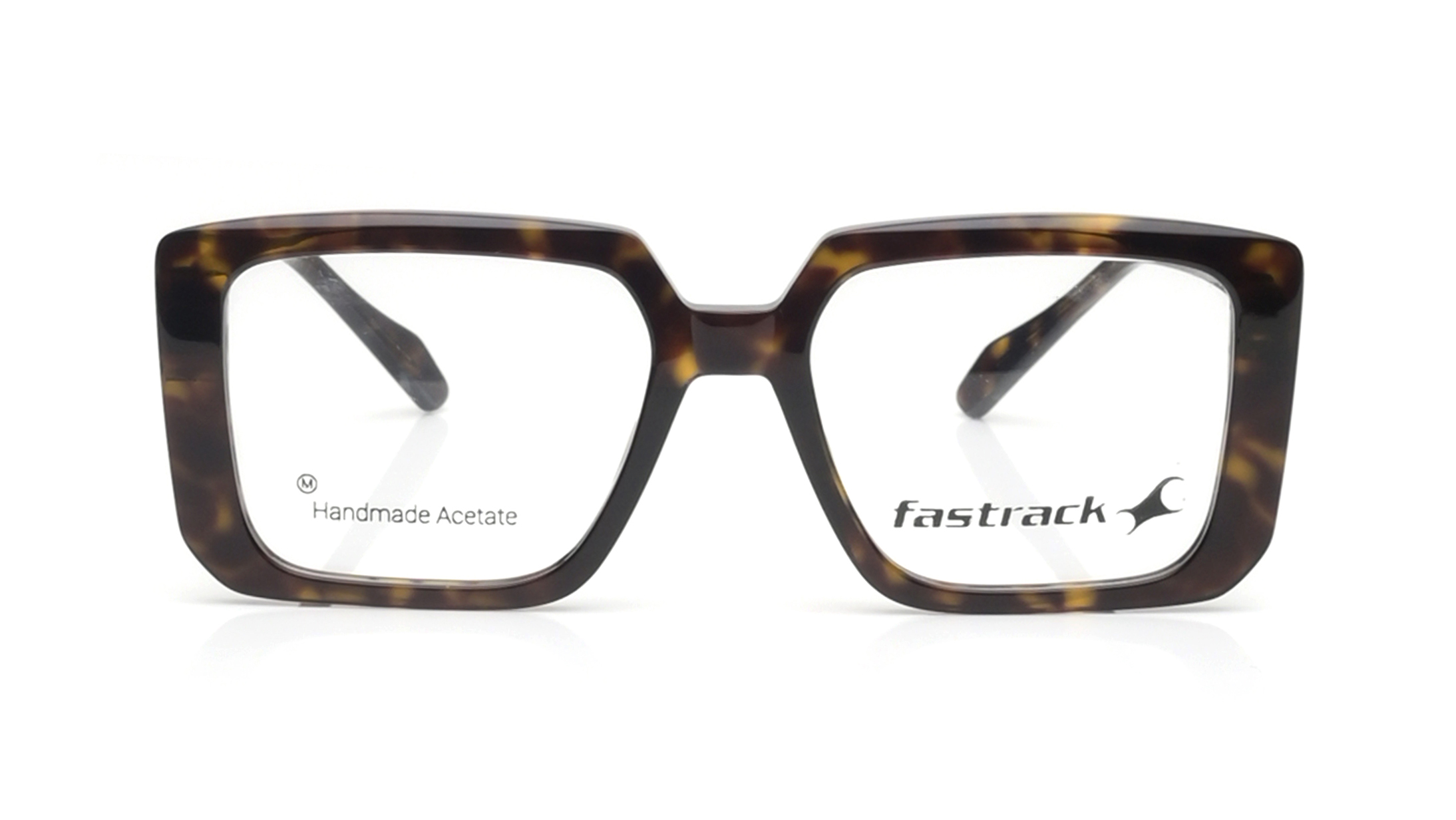 Image 1 of Brown Square Eyeglasses for Men and Women from Fastrack Available at Titan Eye+