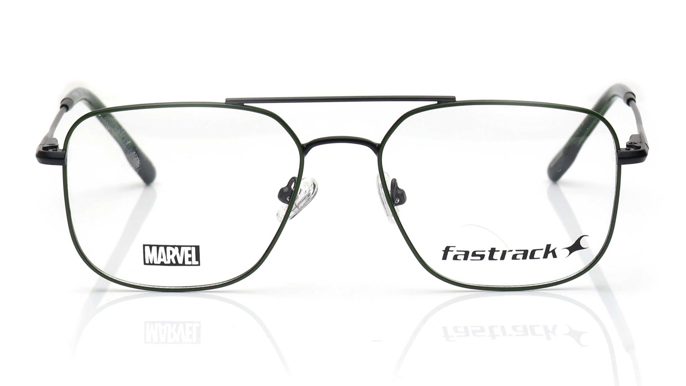 Image 1 of Green Wayfarer Eyeglasses for Men and Women - Wolverine Collection from Fastrack Available at Titan Eye+