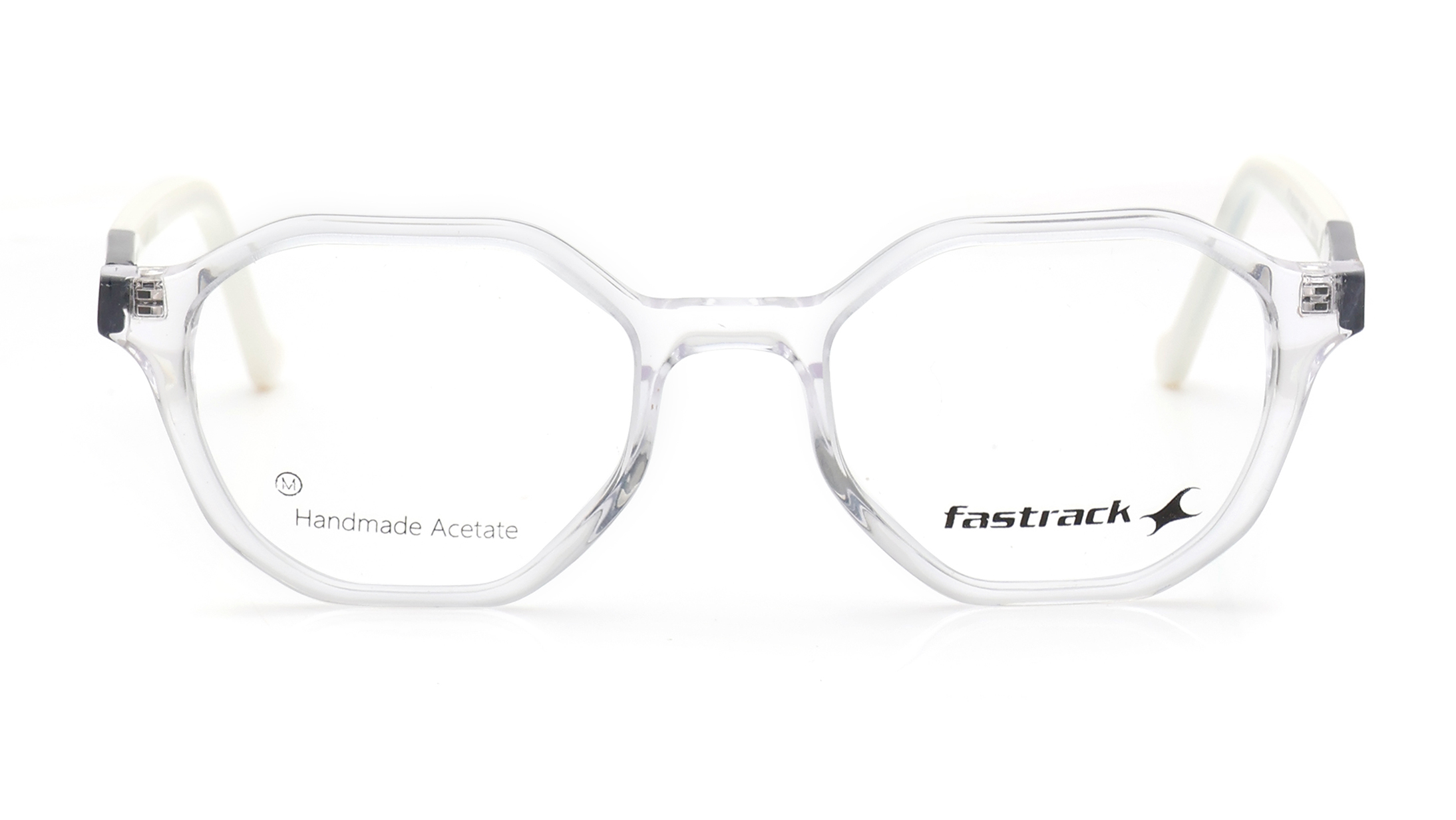 Image 1 of Transparent Geometric Eyeglasses for Men and Women from Fastrack Available at Titan Eye+