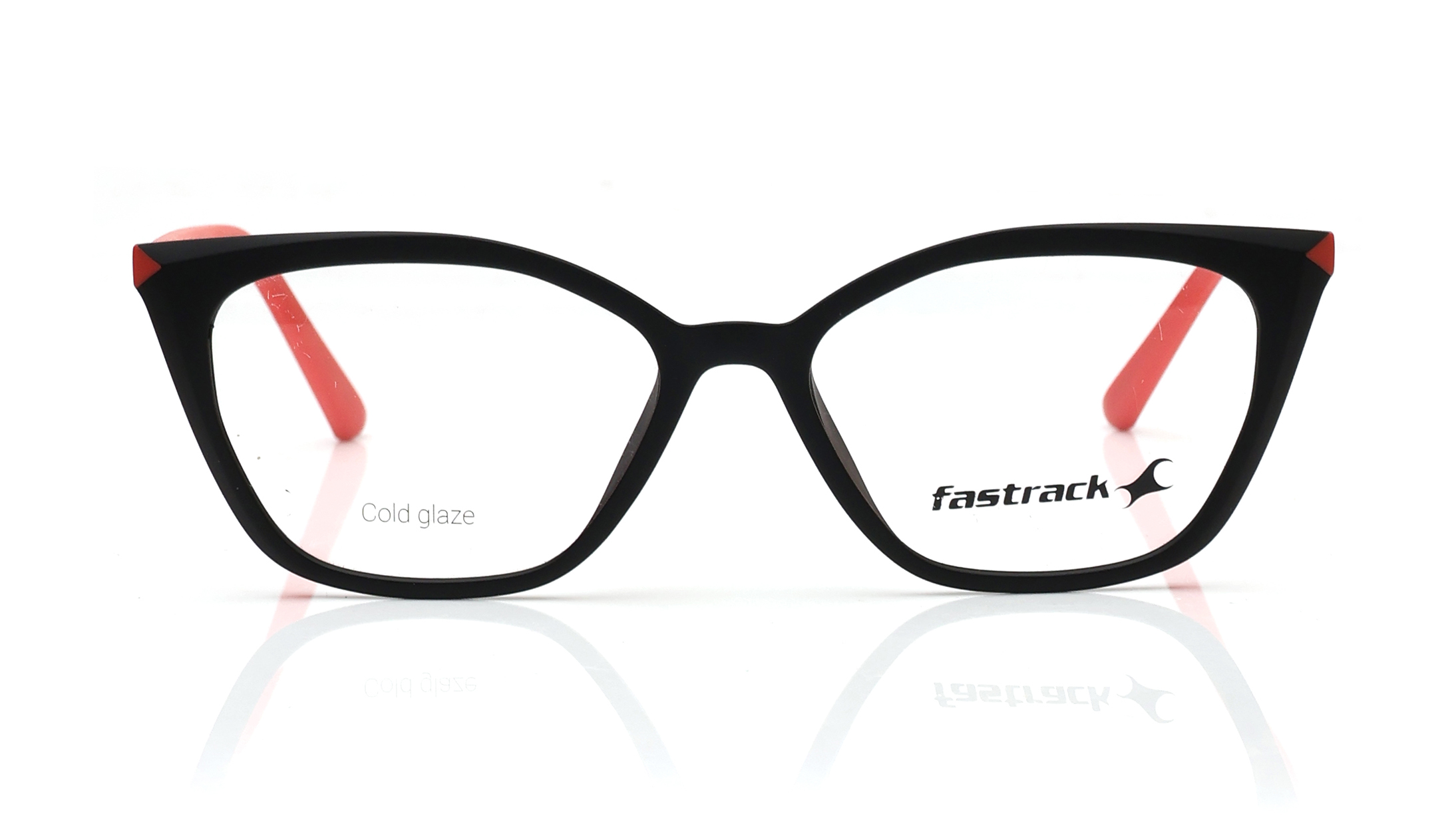 Image 1 of Black CatEye Eyeglasses for Women from Fastrack Available at Titan Eye+