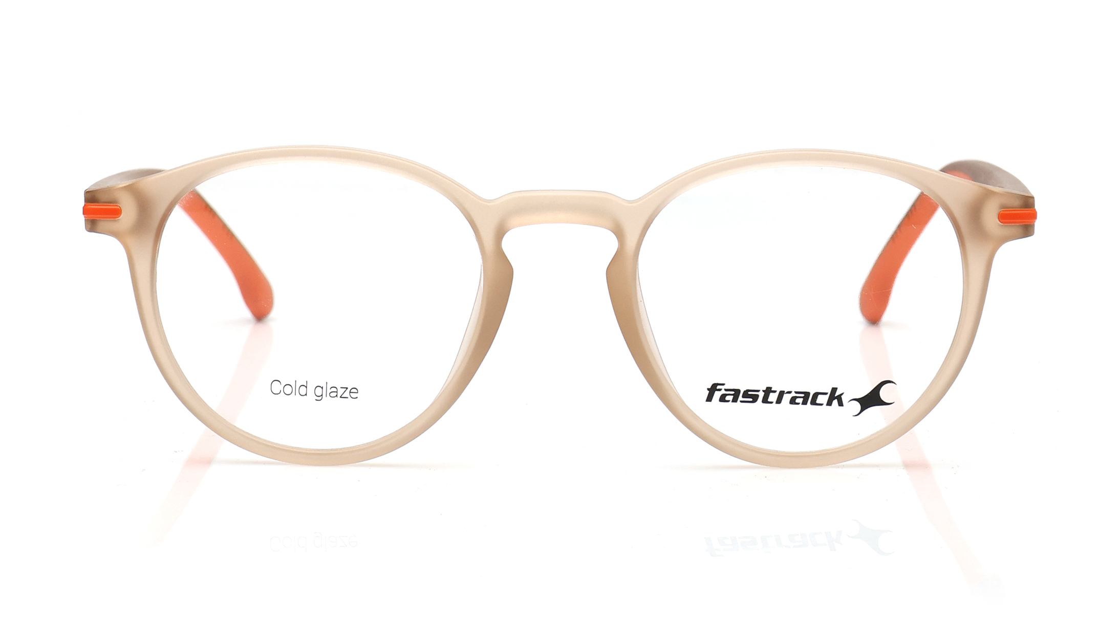 Image 1 of Brown Round Eyeglasses for Men from Fastrack Available at Titan Eye+