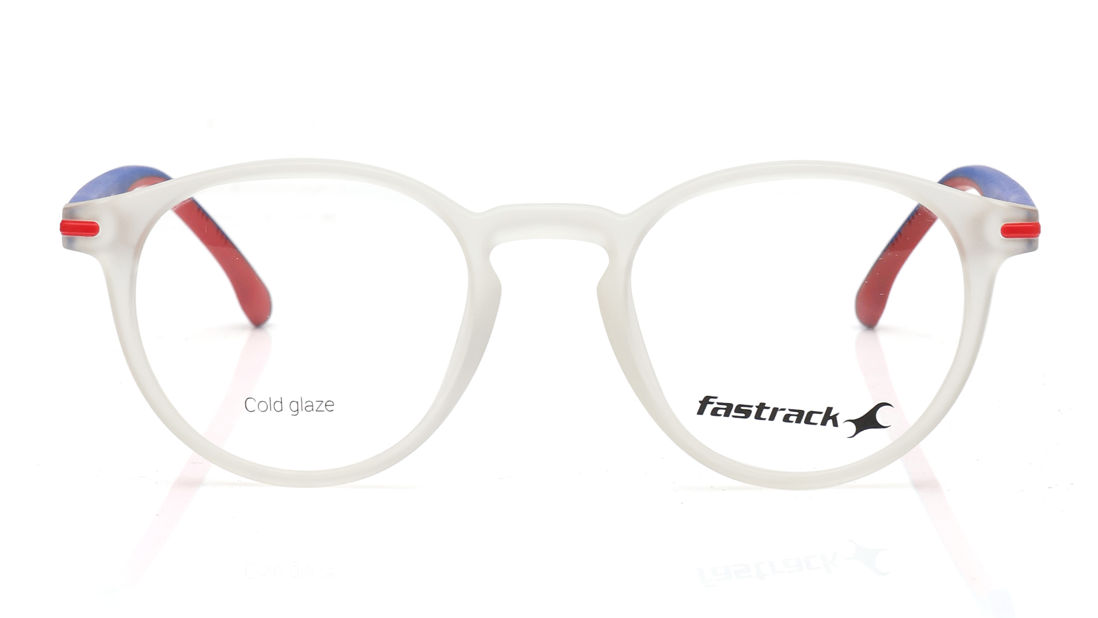 Image 1 of Transparent Round Eyeglasses for Men from Fastrack Available at Titan Eye+