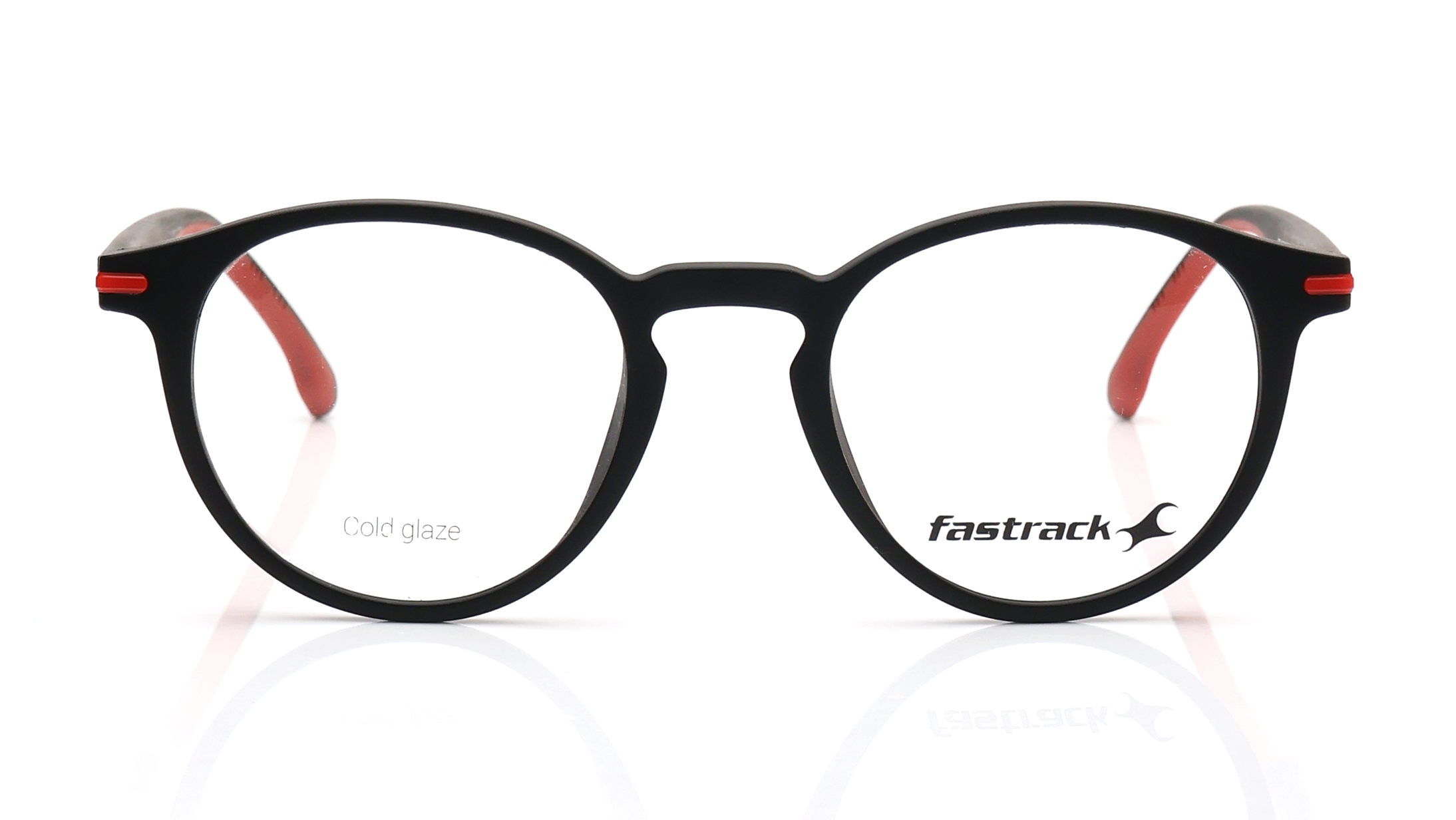 Image 1 of Black Round Eyeglasses for Men from Fastrack Available at Titan Eye+