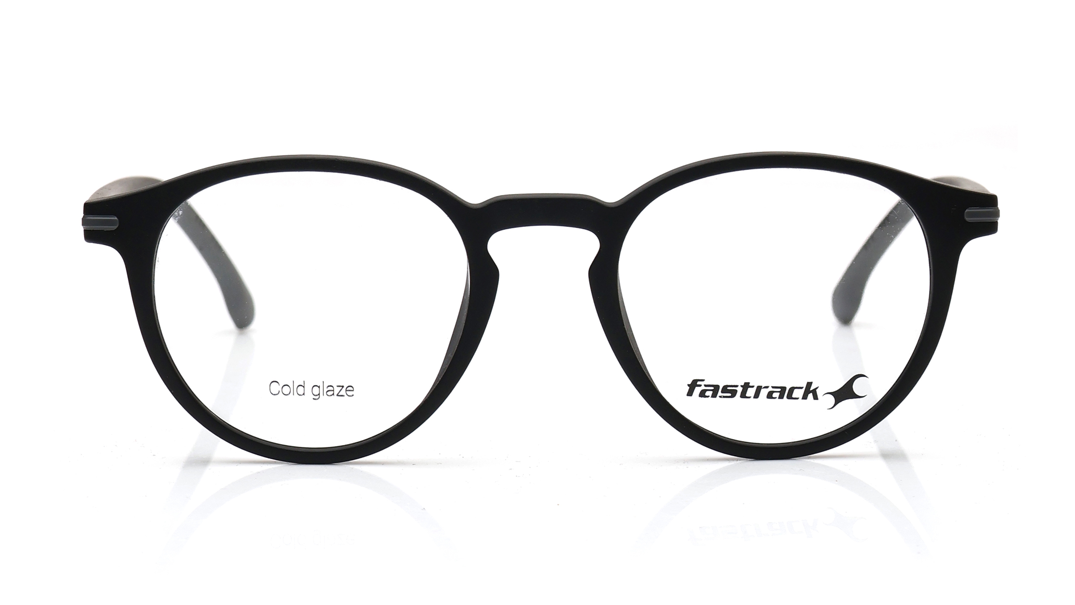 Image 1 of Black Round Eyeglasses for Men from Fastrack Available at Titan Eye+
