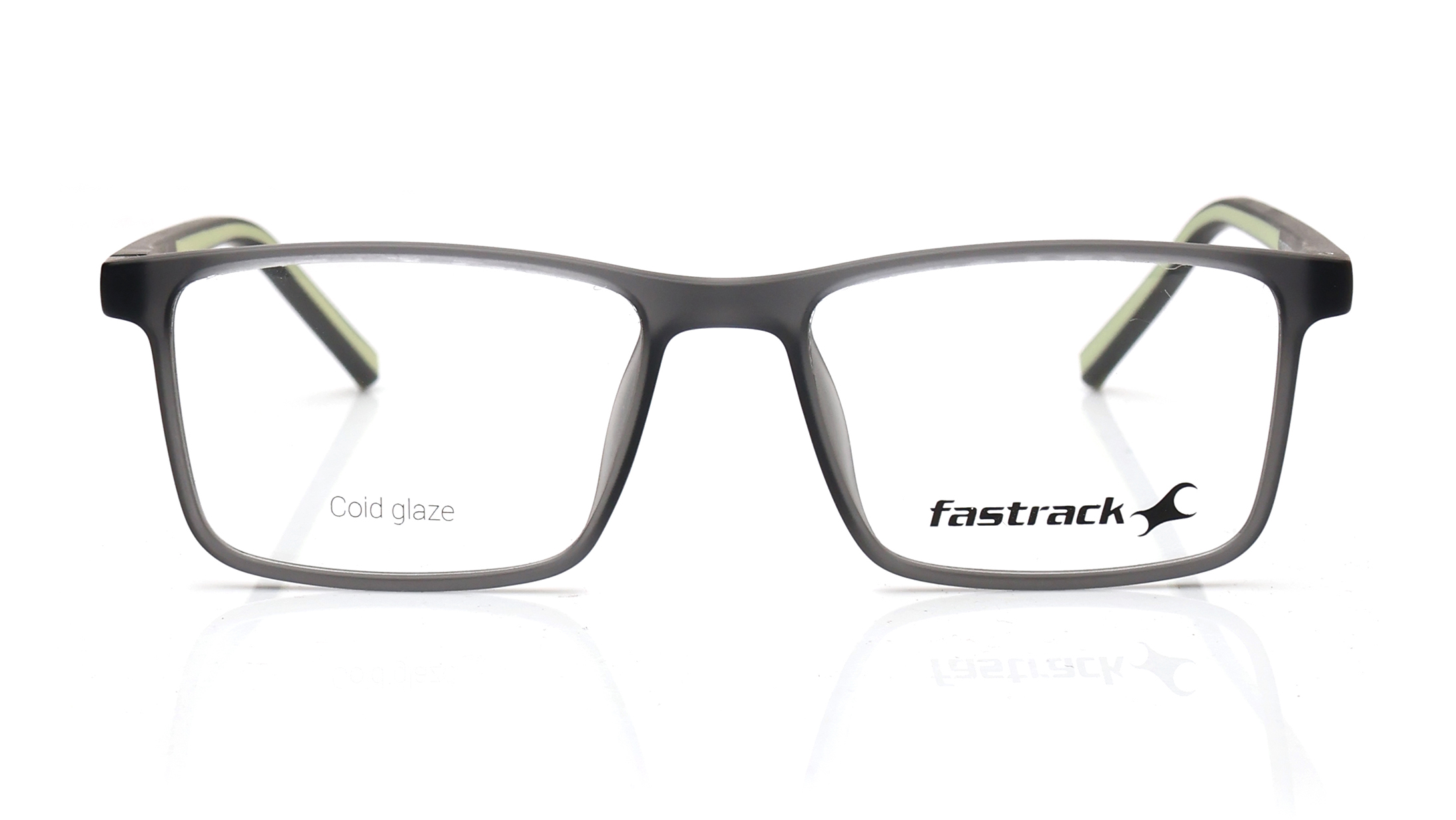 Image 1 of Black Rectangle Eyeglasses for Men from Fastrack Available at Titan Eye+