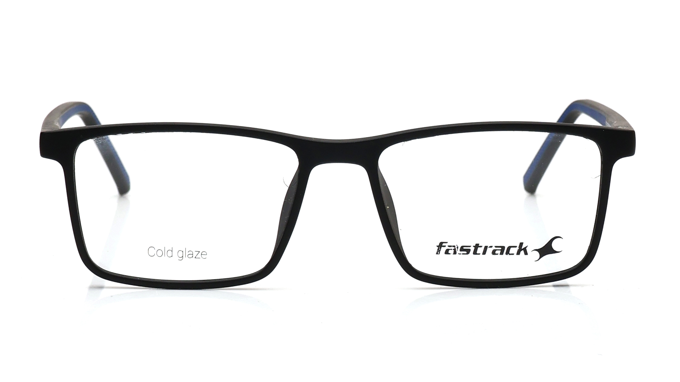 Image 1 of Black Rectangle Eyeglasses for Men from Fastrack Available at Titan Eye+