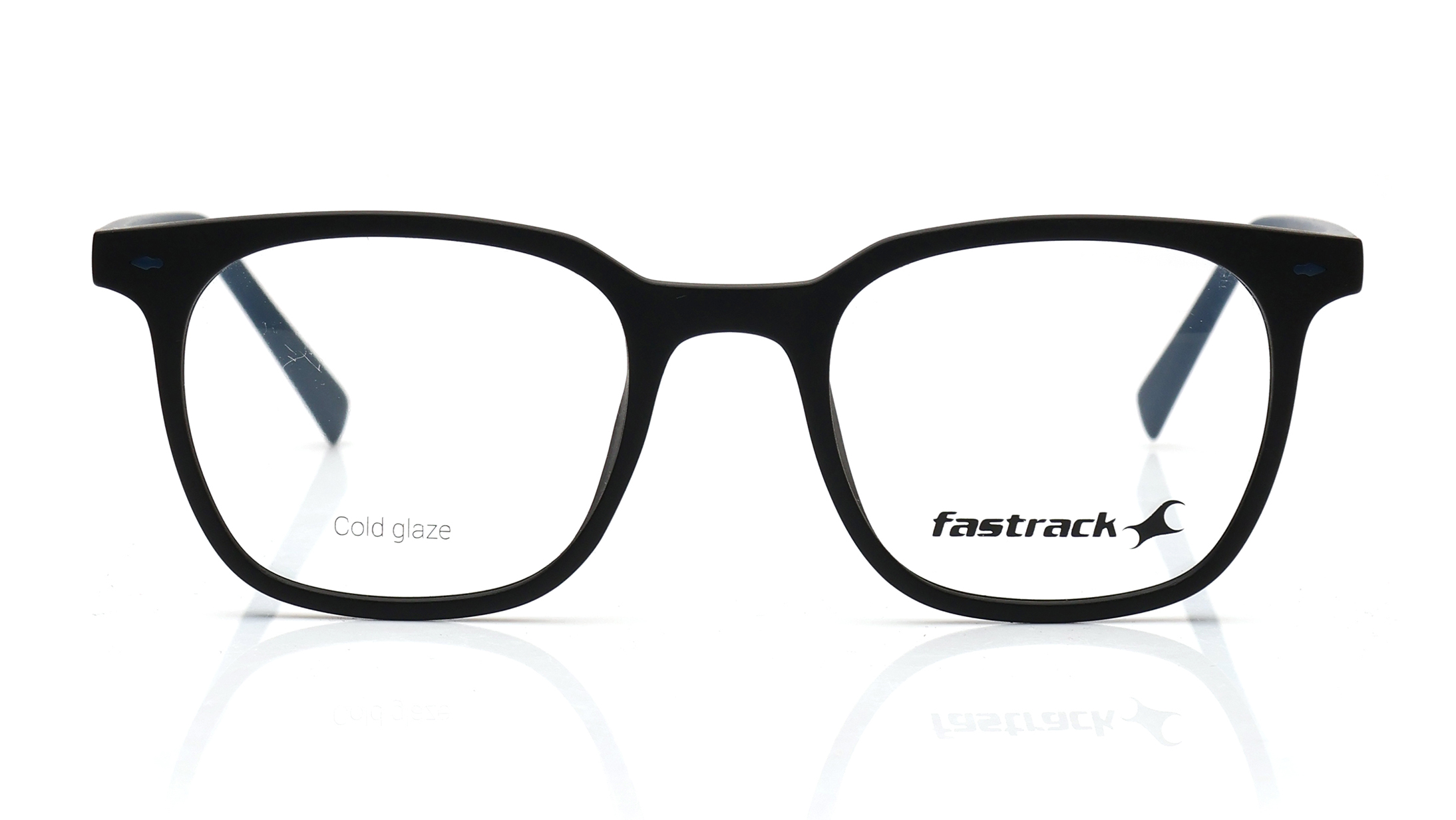 Image 1 of Black Wayfarer Eyeglasses for Men from Fastrack Available at Titan Eye+