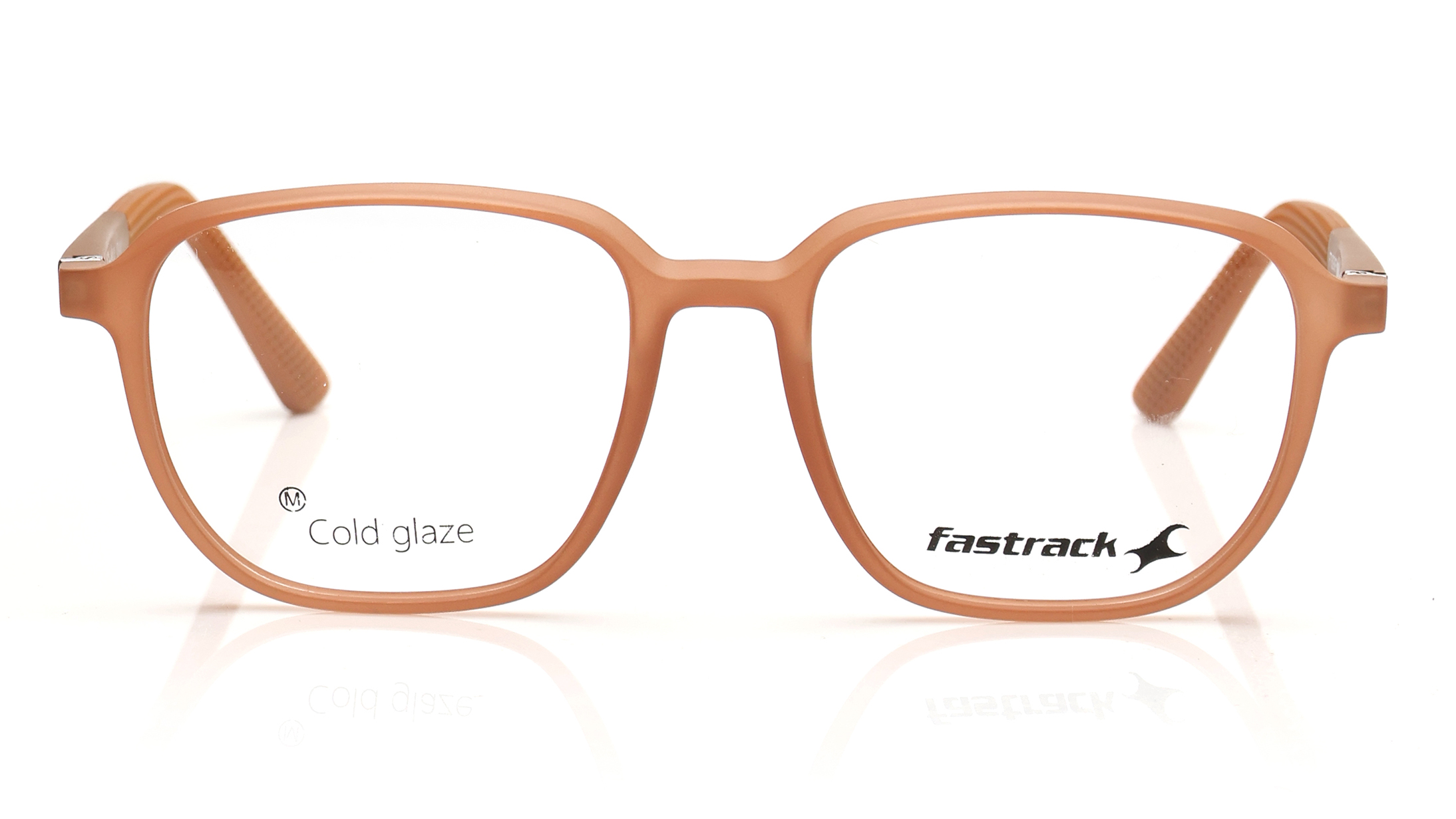Image 1 of Peach Wayfarer Eyeglasses for Men from Fastrack Available at Titan Eye+