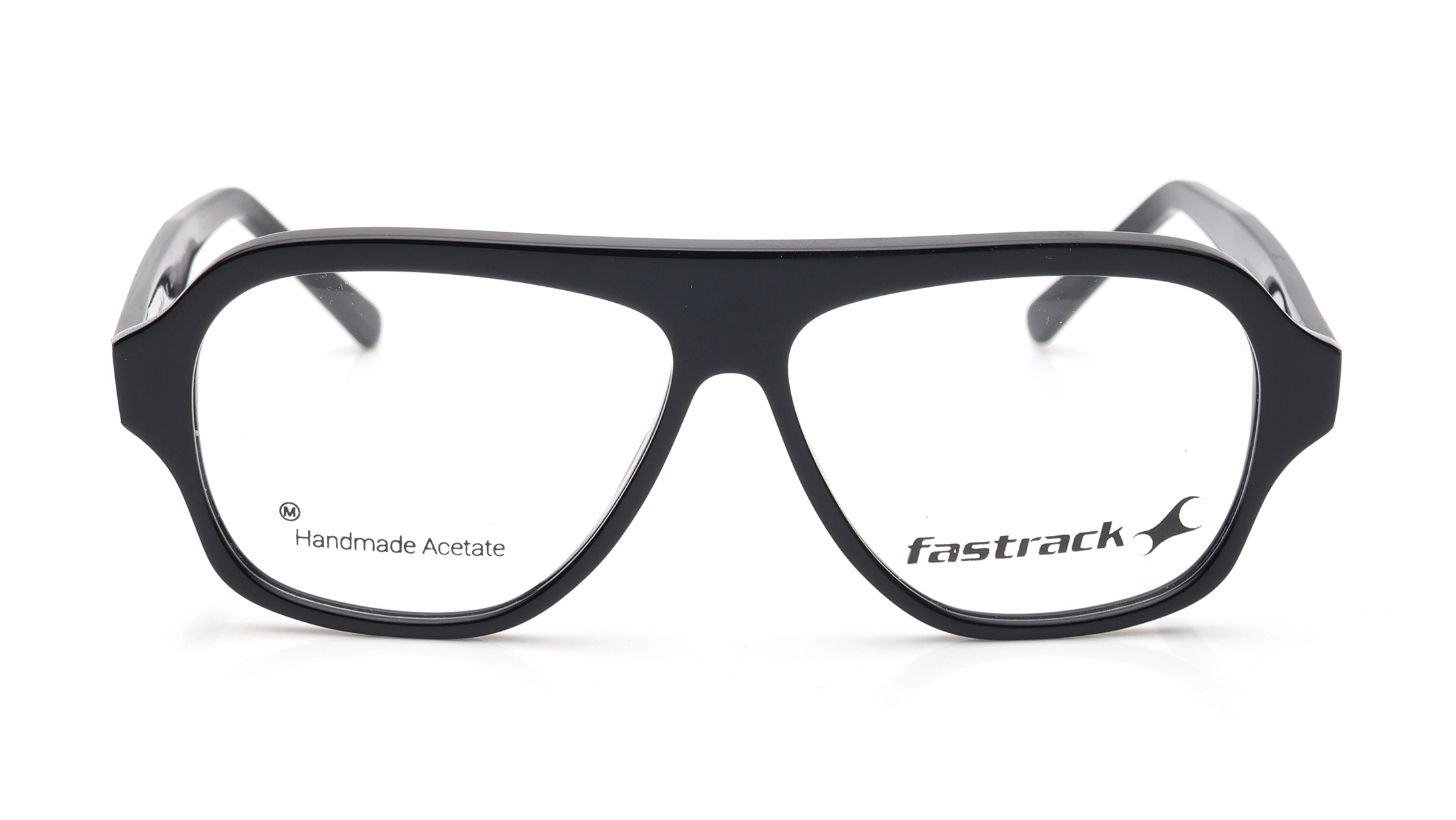 Image 1 of Black Aviator Eyeglasses for Men from Fastrack Available at Titan Eye+