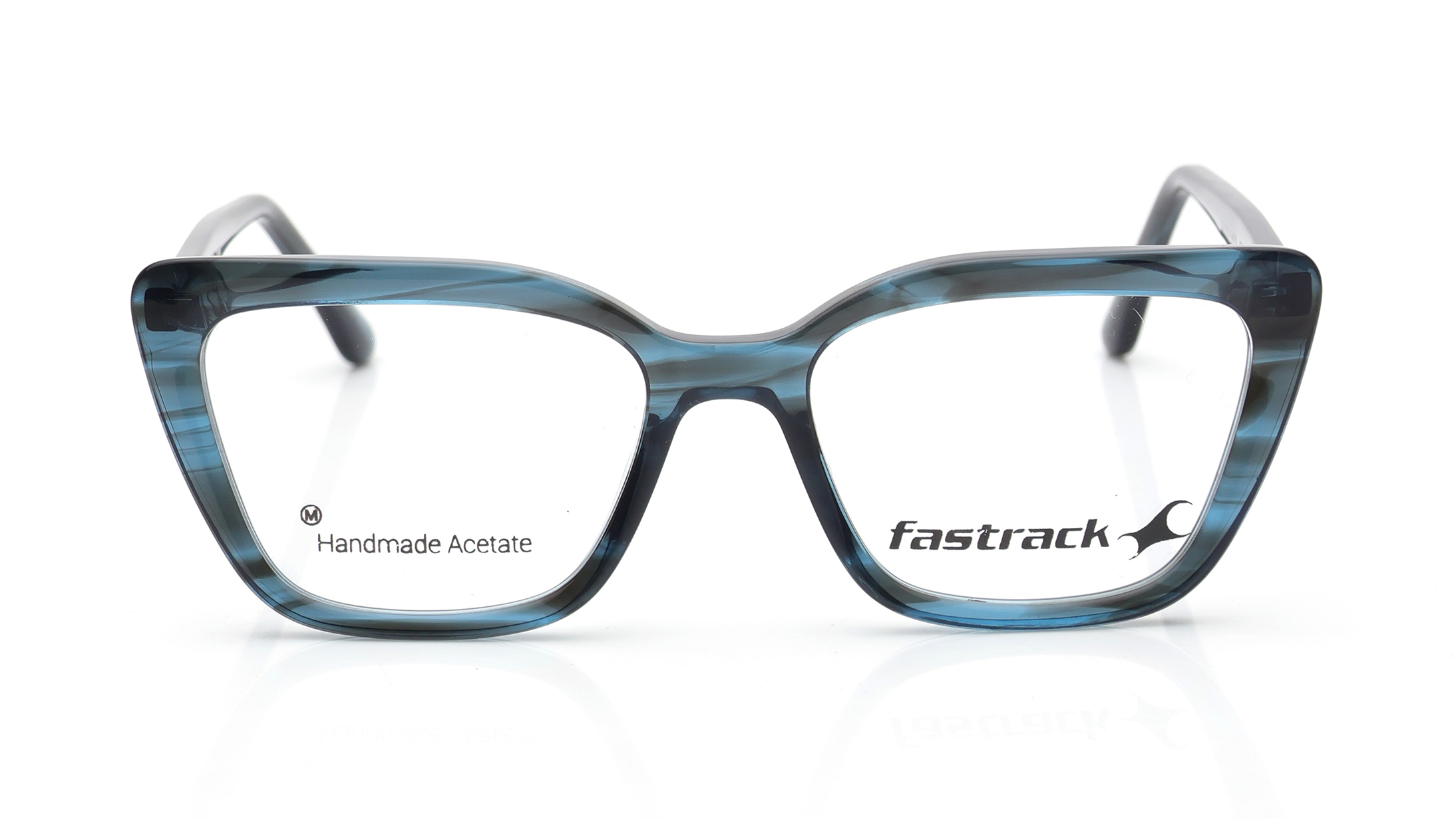 Image 1 of Teal CatEye Eyeglasses for Women from Fastrack Available at Titan Eye+