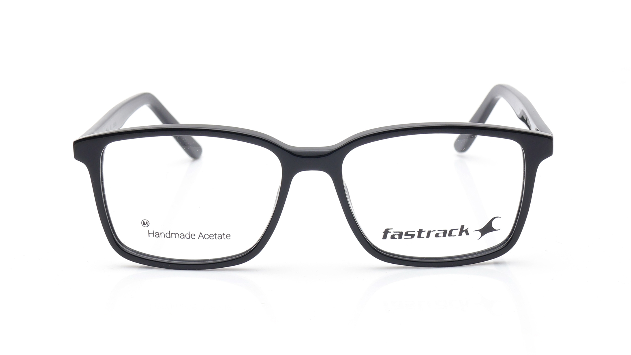 Image 1 of Black Rectangle Eyeglasses for Men from Fastrack Available at Titan Eye+
