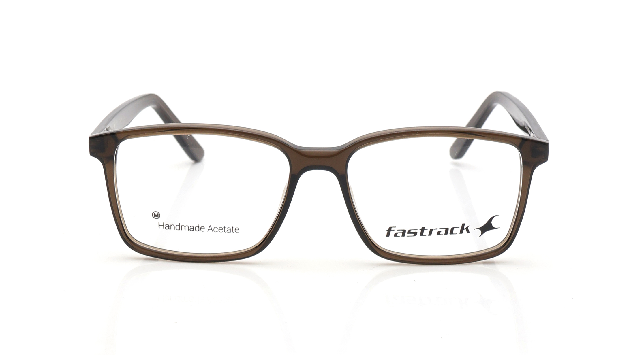 Image 1 of Brown Rectangle Eyeglasses for Men from Fastrack Available at Titan Eye+