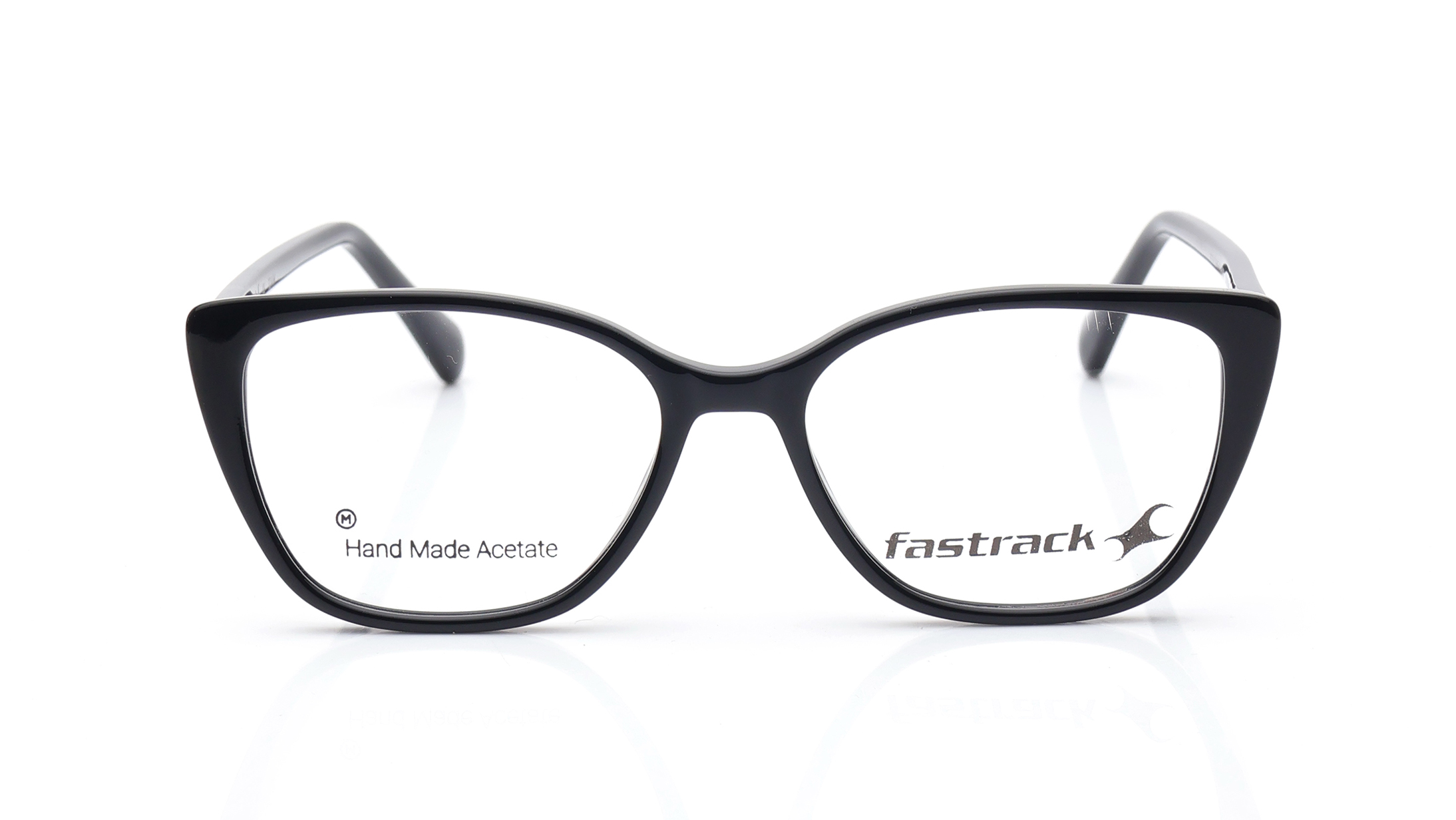 Image 1 of Black CatEye Eyeglasses for Women from Fastrack Available at Titan Eye+
