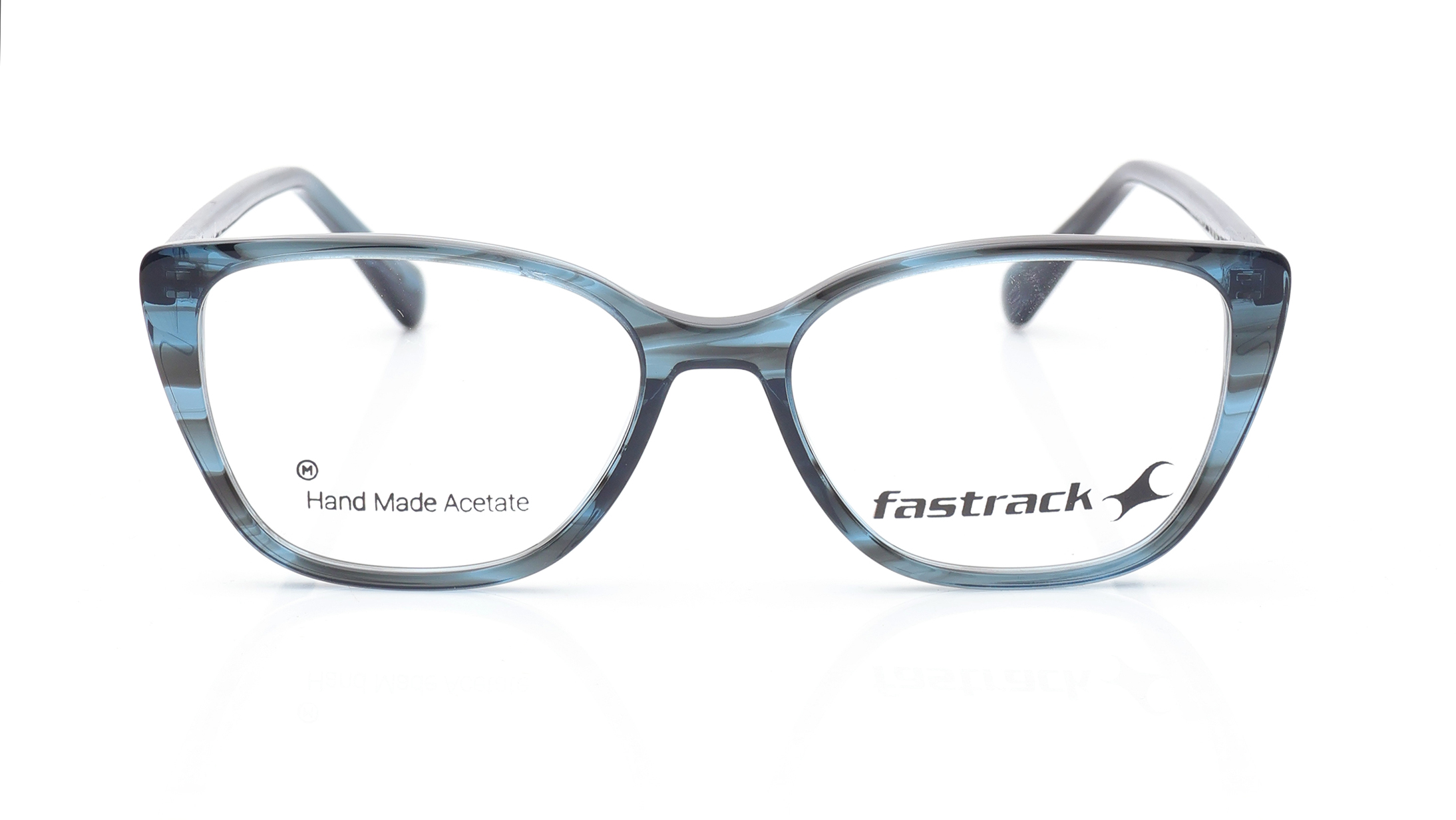 Image 1 of Teal CatEye Eyeglasses for Women from Fastrack Available at Titan Eye+