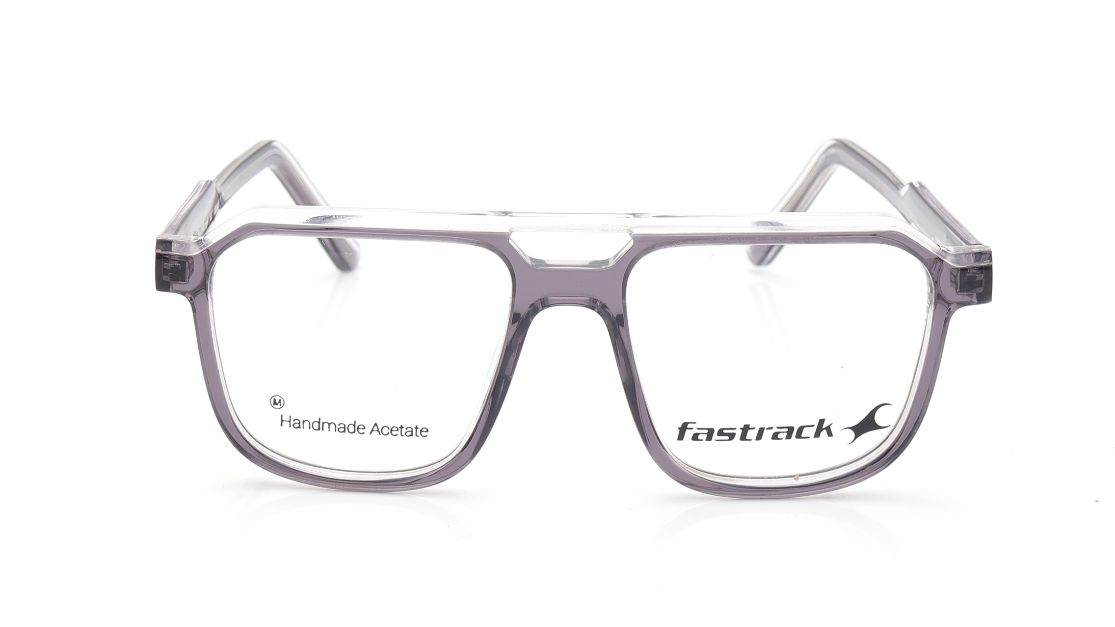 Image 1 of Grey Aviator Eyeglasses for Men from Fastrack Available at Titan Eye+