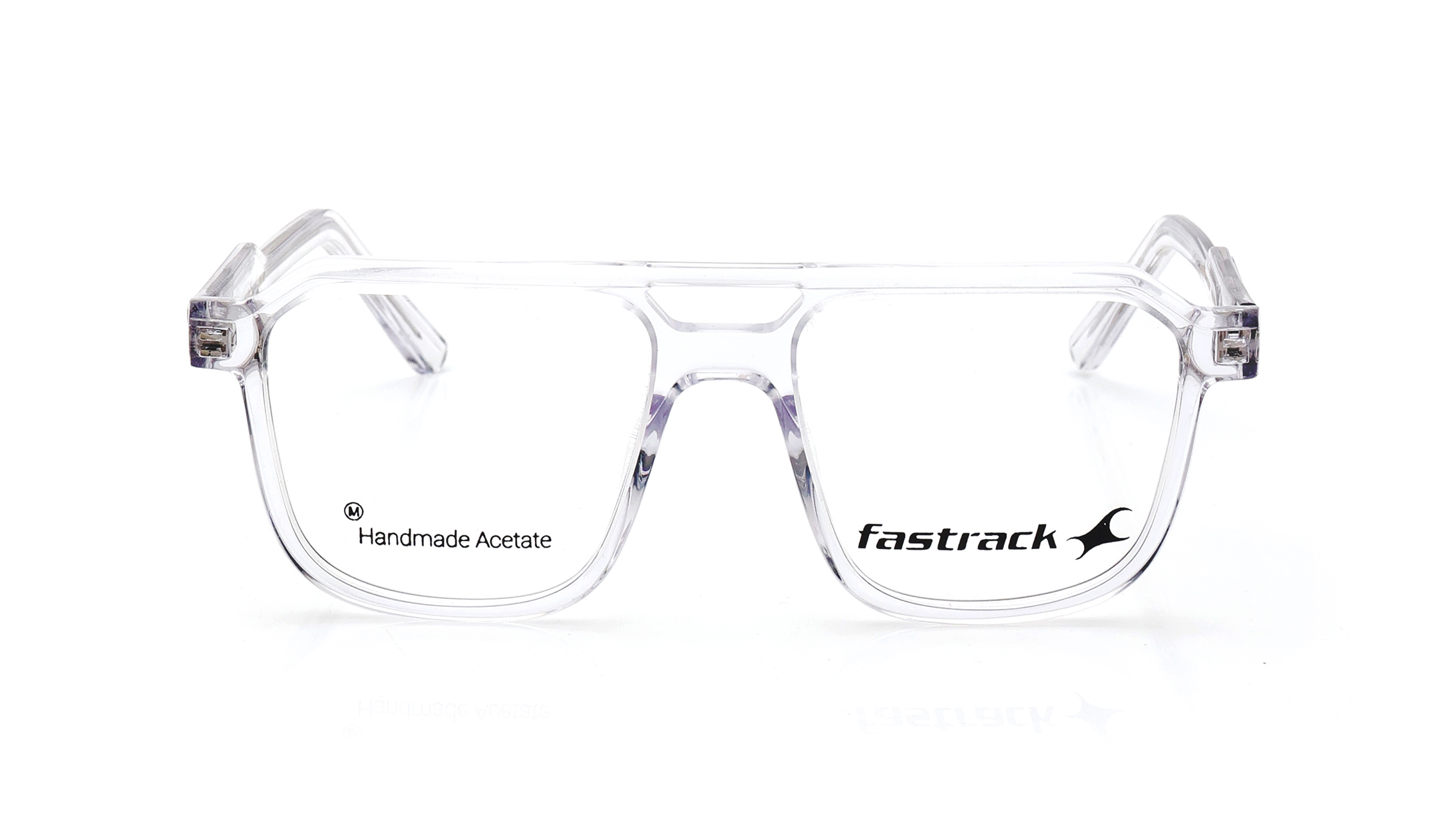 Image 1 of Transparent Aviator Eyeglasses for Men from Fastrack Available at Titan Eye+