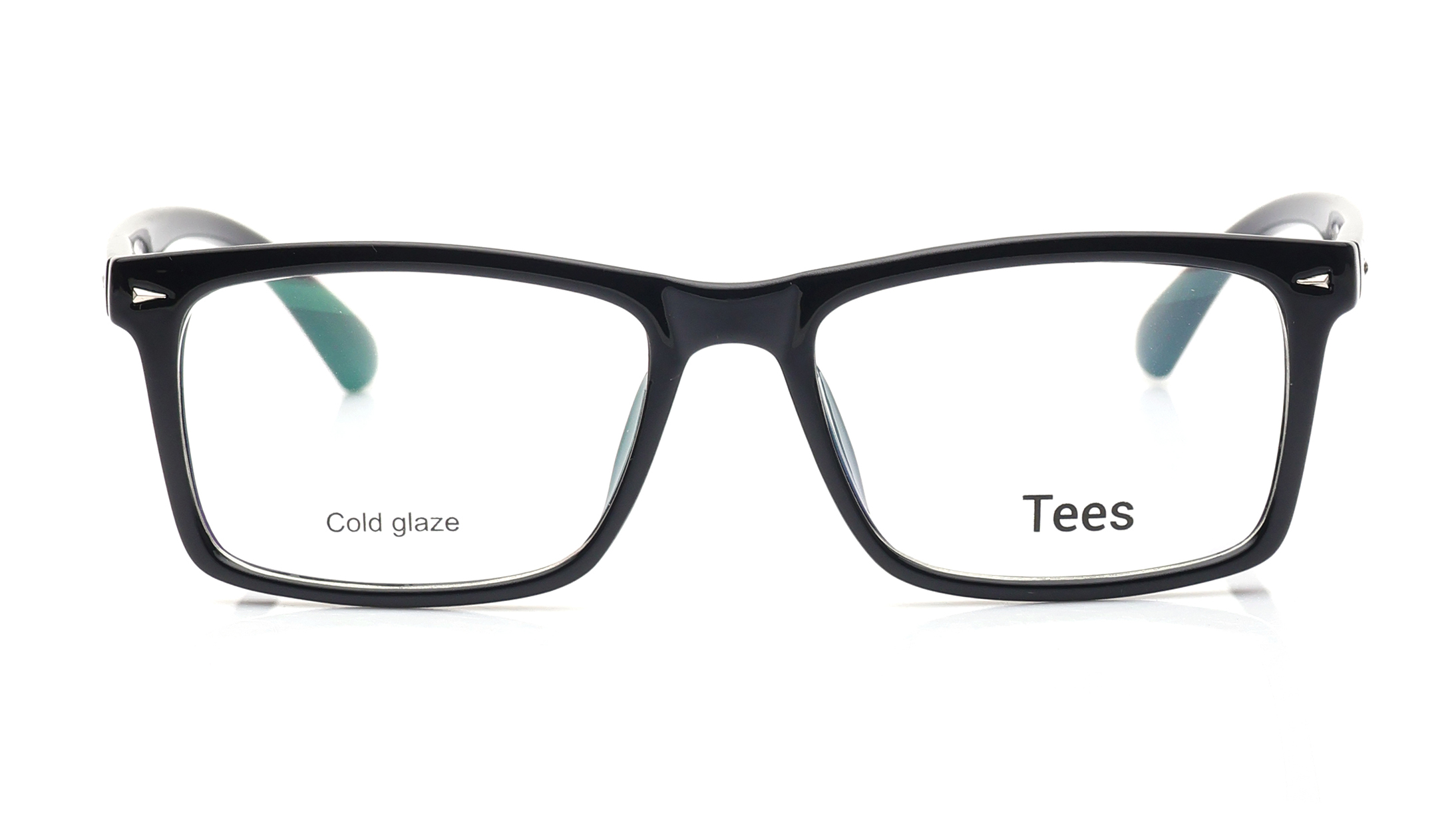 Image 1 of Black Rectangle Eyeglasses for Men and Women from Tees By Fastrack Available at Titan Eye+