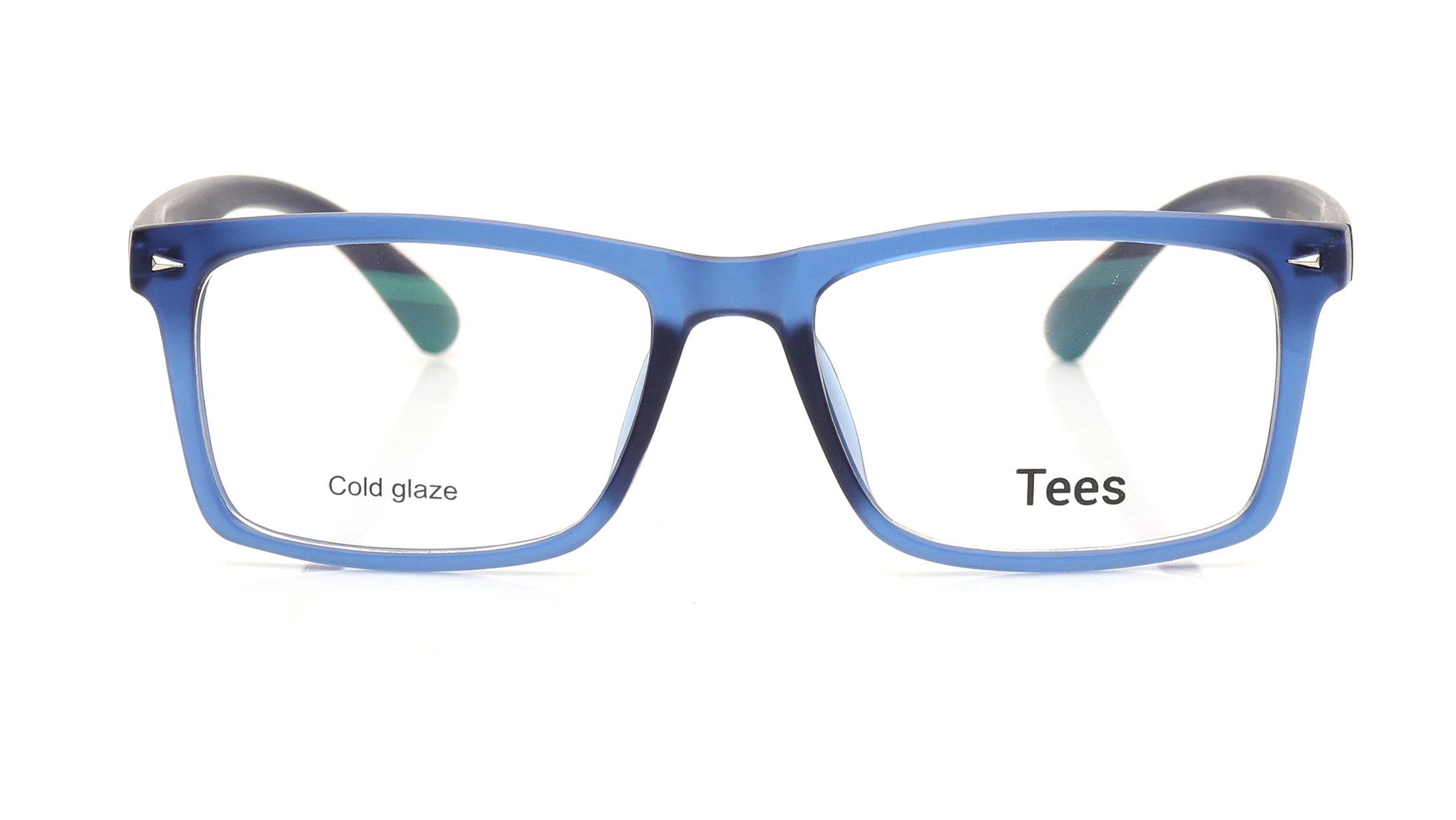 Image 1 of Blue Rectangle Eyeglasses for Men and Women from Tees By Fastrack Available at Titan Eye+