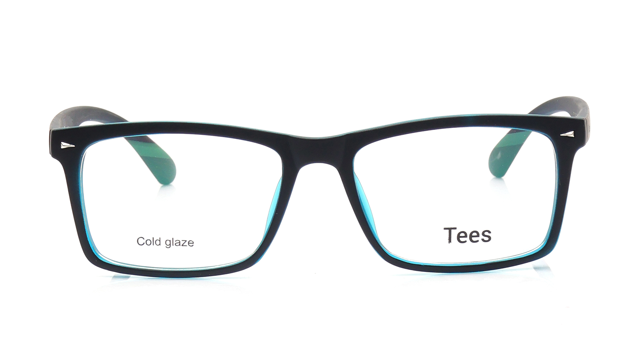 Image 1 of Black Rectangle Eyeglasses for Men and Women from Tees By Fastrack Available at Titan Eye+