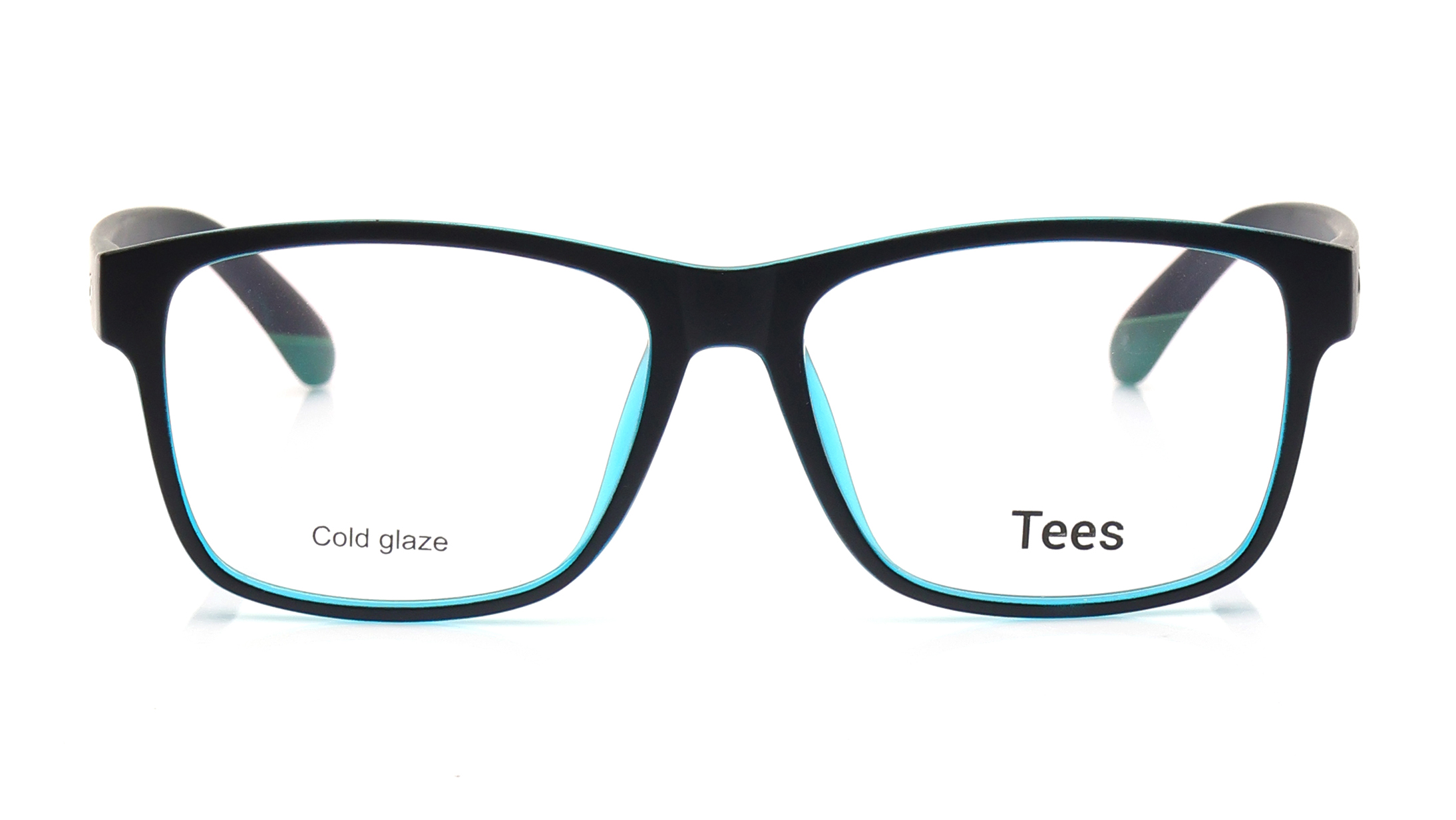Image 1 of Black Wayfarer Eyeglasses for Men and Women from Tees By Fastrack Available at Titan Eye+