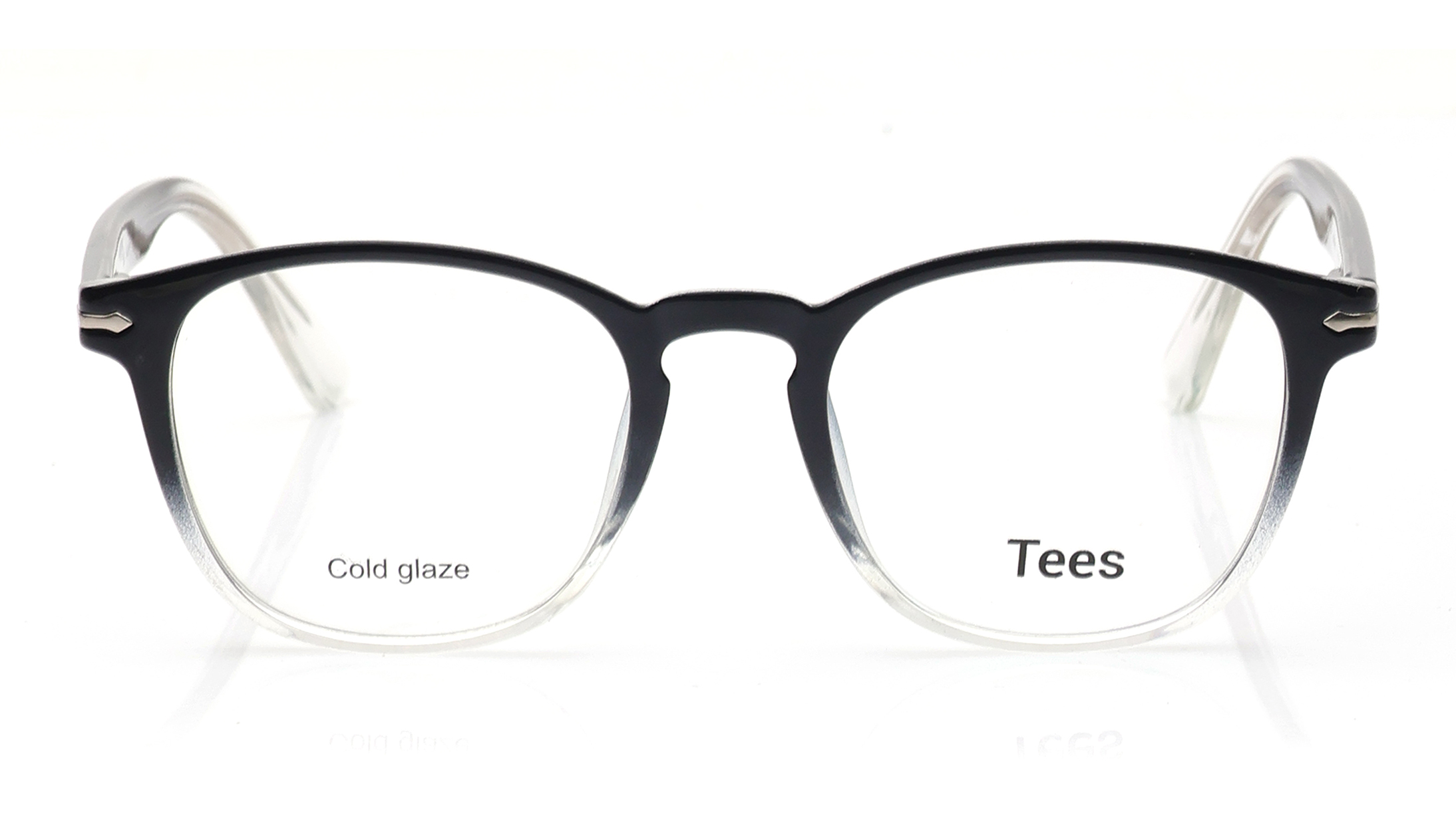 Image 1 of Black Wayfarer Eyeglasses for Men and Women from Tees By Fastrack Available at Titan Eye+