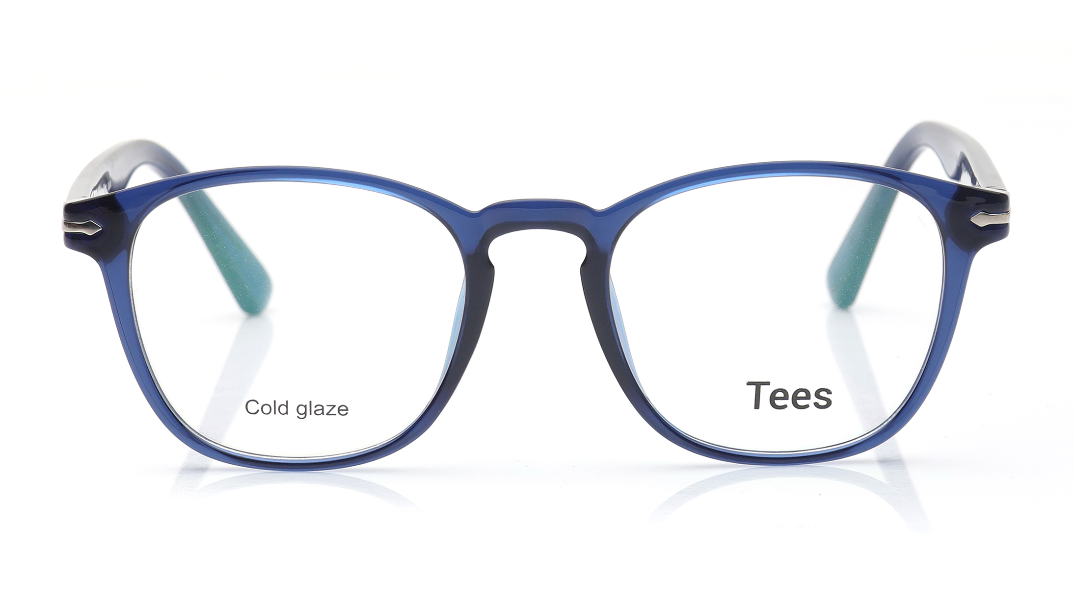 Image 1 of Blue Wayfarer Eyeglasses for Men and Women from Tees By Fastrack Available at Titan Eye+