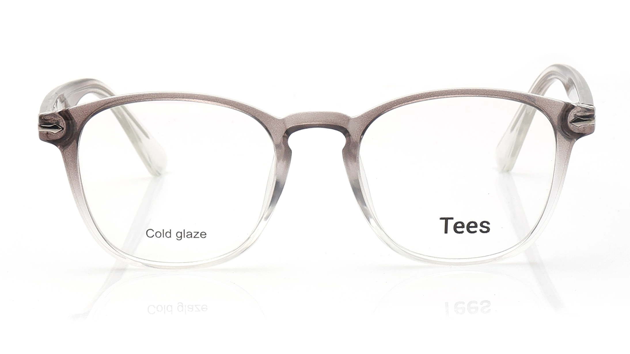 Image 1 of Grey Wayfarer Eyeglasses for Men and Women from Tees By Fastrack Available at Titan Eye+