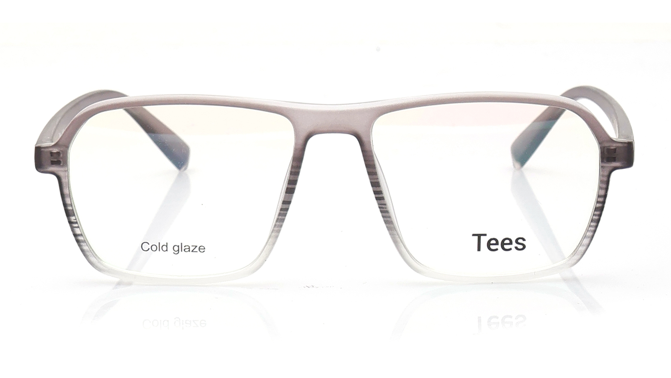 Image 1 of Grey Navigator Eyeglasses for Men and Women from Tees By Fastrack Available at Titan Eye+