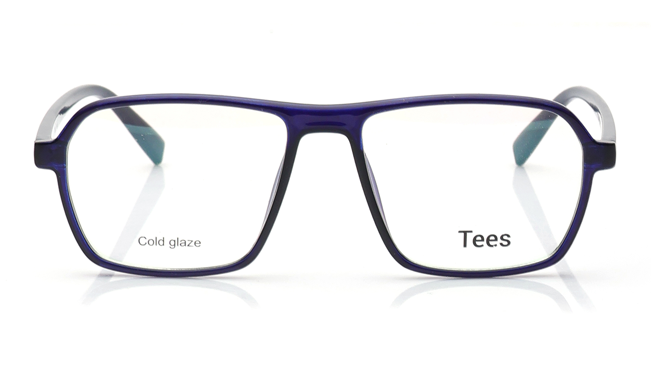 Image 1 of Blue Navigator Eyeglasses for Men and Women from Tees By Fastrack Available at Titan Eye+