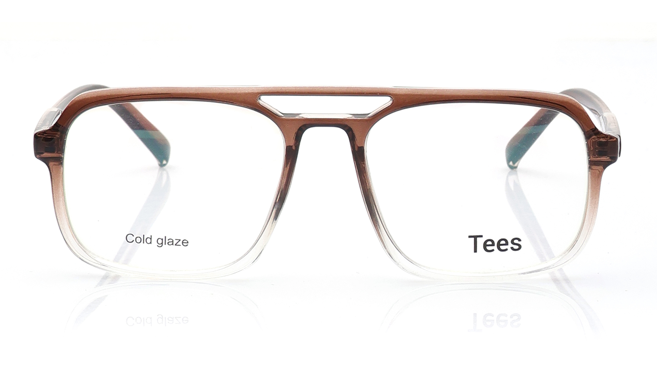 Image 1 of Brown Navigator Computer Glasses for Men and Women from Tees By Fastrack Available at Titan Eye+