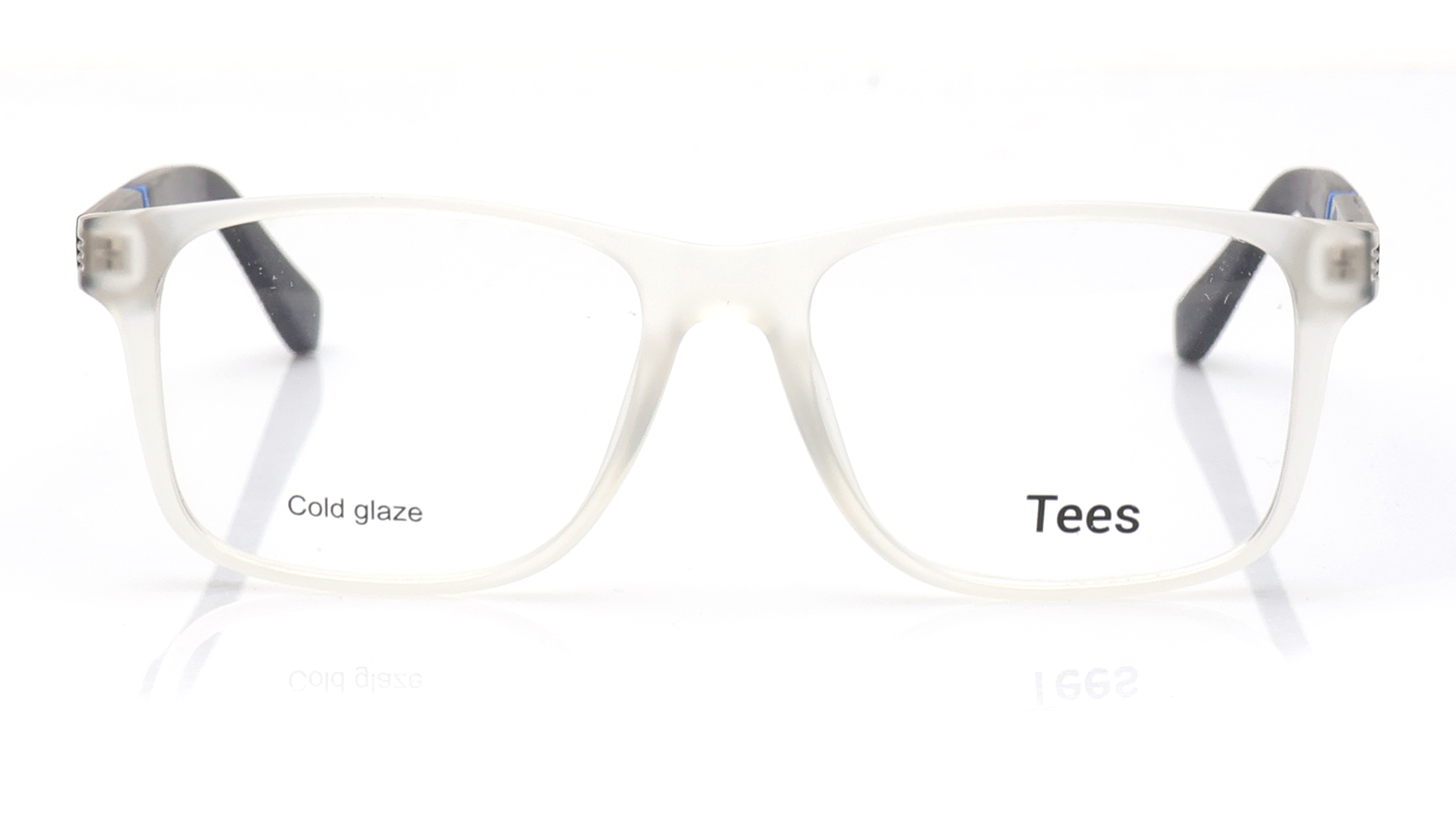 Image 1 of White Wayfarer Computer Glasses for Men and Women from Tees By Fastrack Available at Titan Eye+