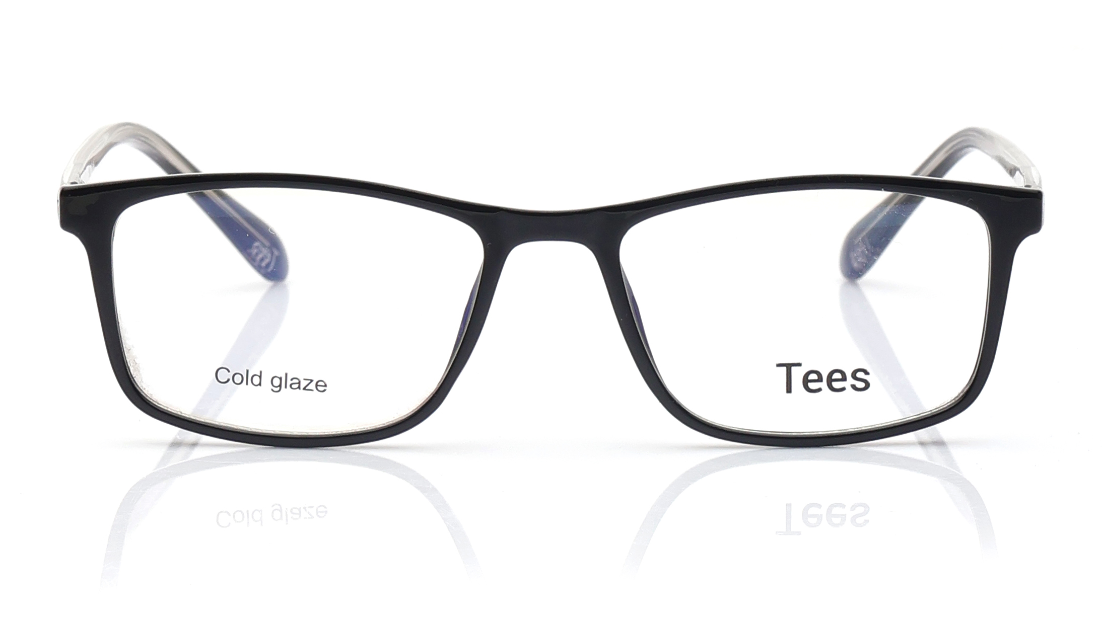 Image 1 of Black Rectangle Computer Glasses for Men and Women from Tees By Fastrack Available at Titan Eye+