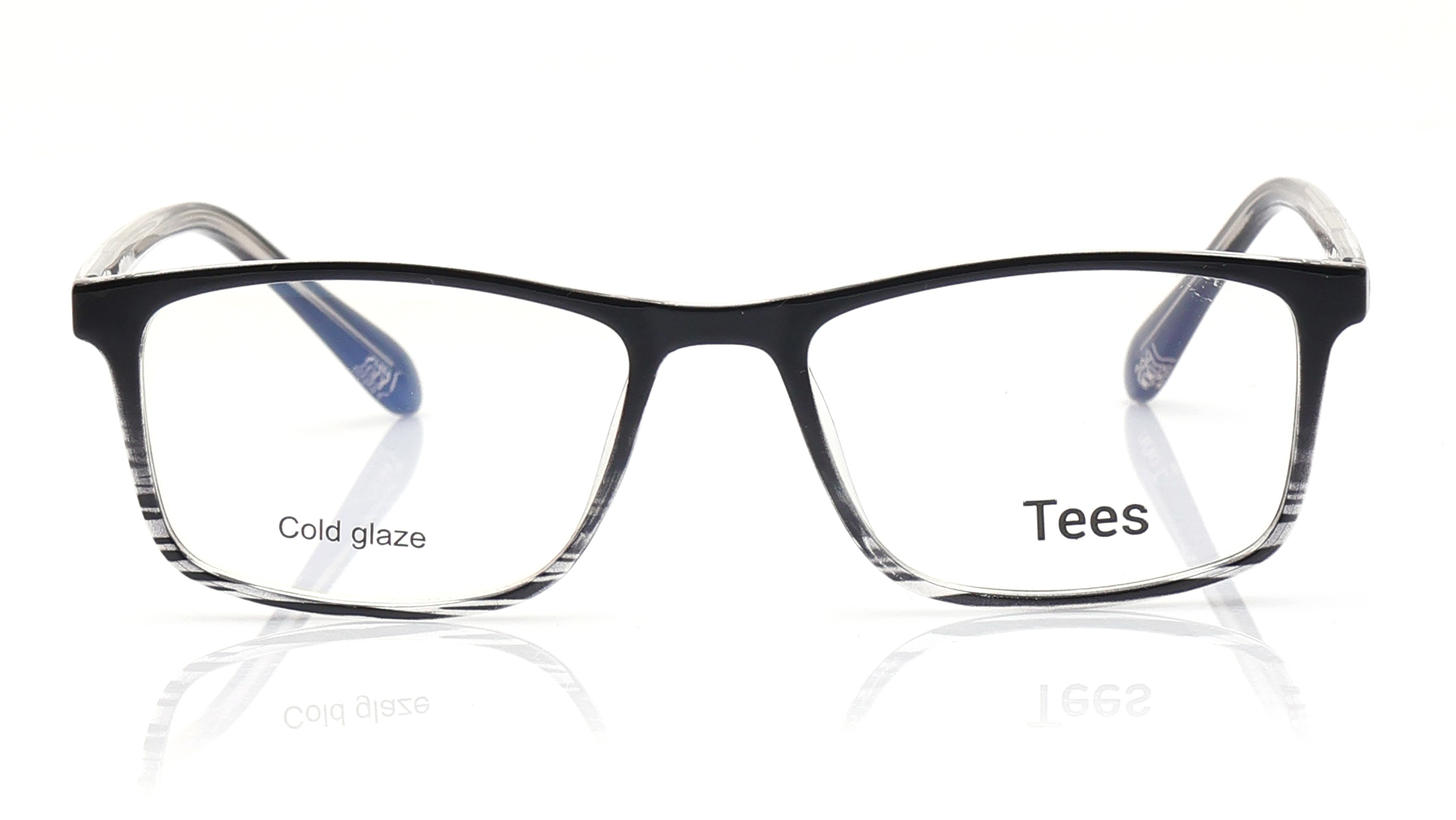 Image 1 of Black Rectangle Computer Glasses for Men and Women from Tees By Fastrack Available at Titan Eye+
