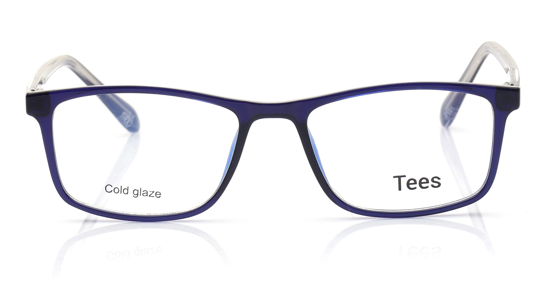 Image 1 of Blue Rectangle Computer Glasses for Men and Women from Tees By Fastrack Available at Titan Eye+