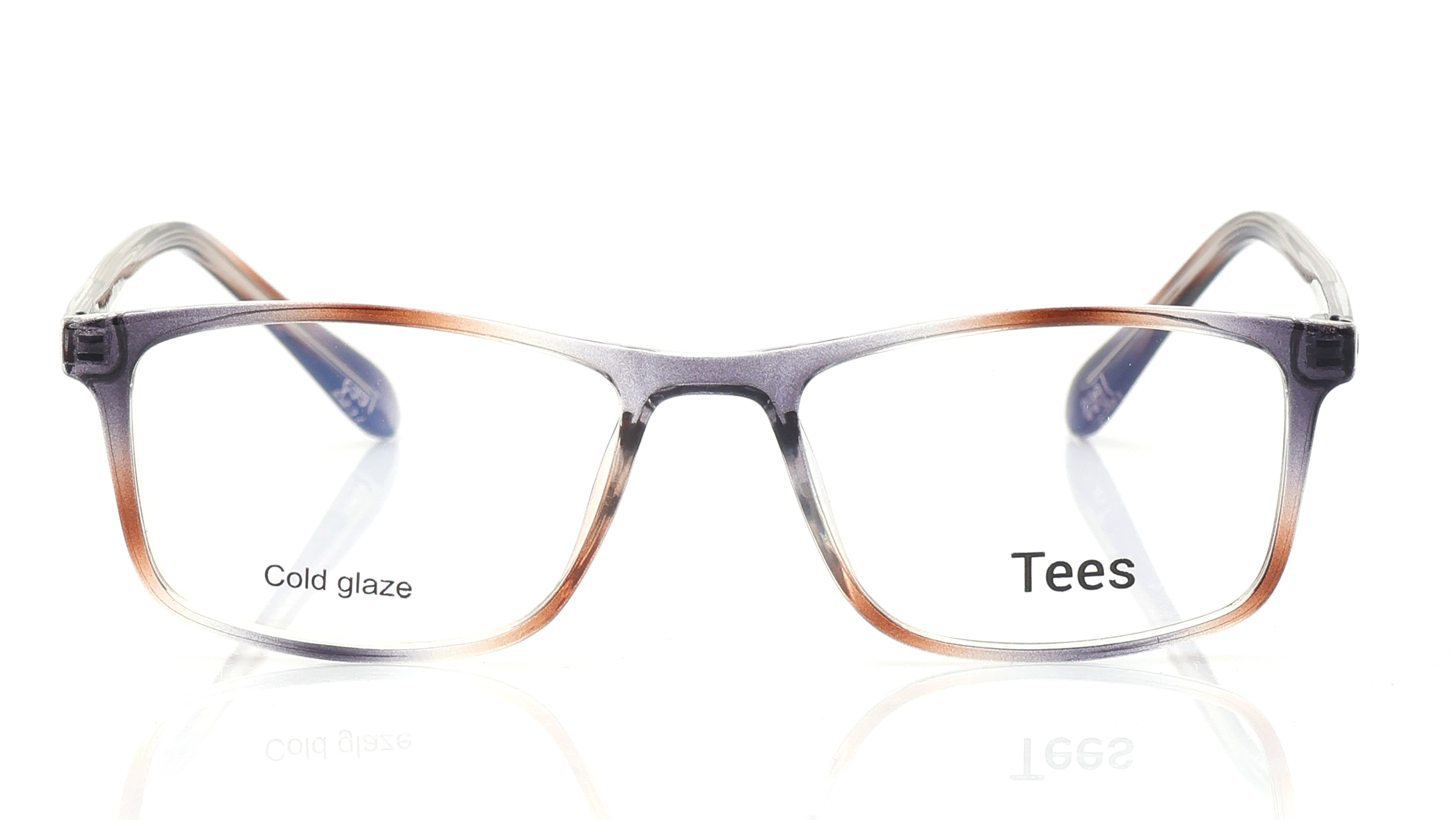 Image 1 of Brown Rectangle Computer Glasses for Men and Women from Tees By Fastrack Available at Titan Eye+