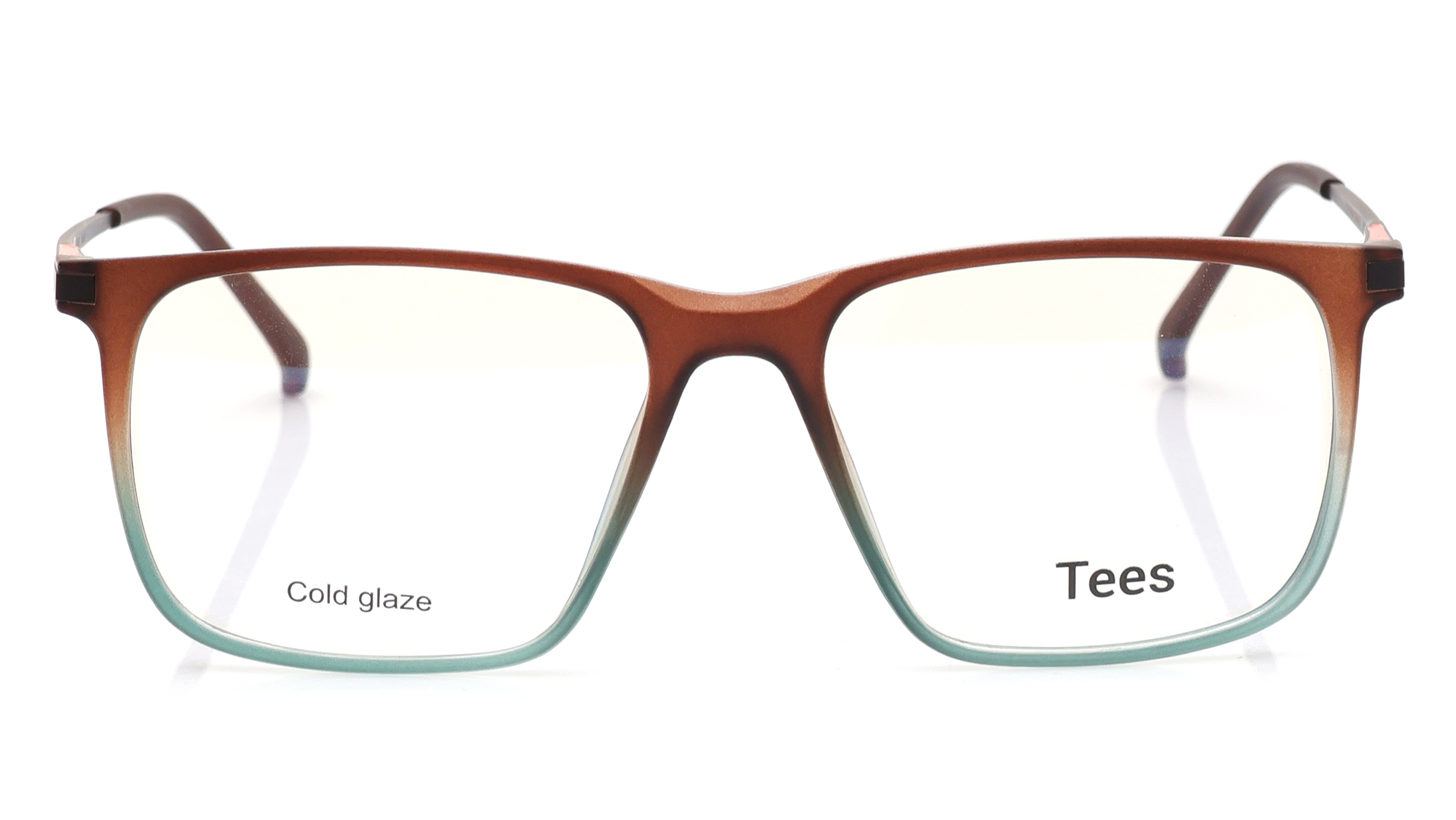 Image 1 of Brown Wayfarer Eyeglasses for Men and Women from Tees By Fastrack Available at Titan Eye+