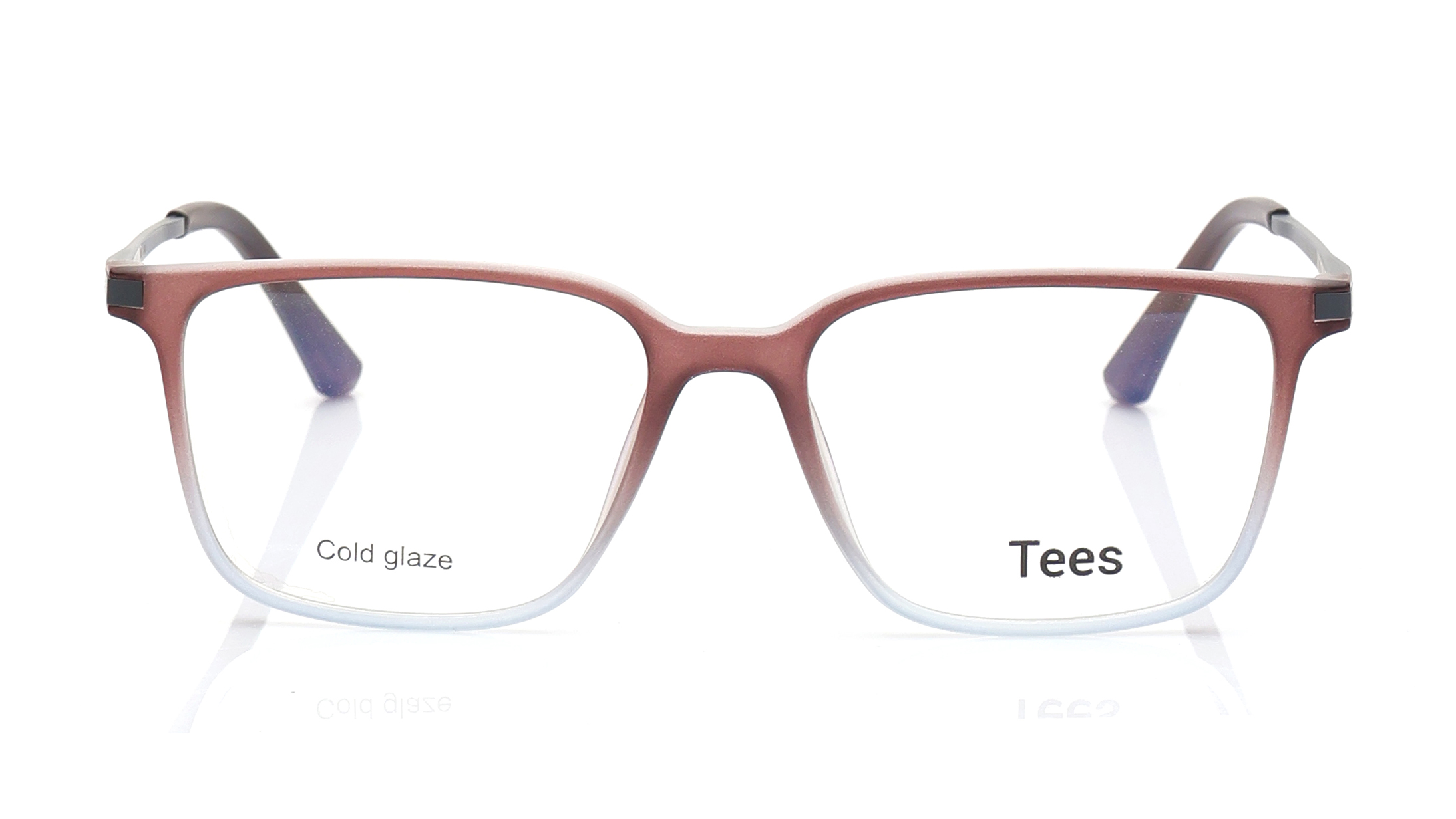 Image 1 of Brown Wayfarer Eyeglasses for Men and Women from Tees By Fastrack Available at Titan Eye+
