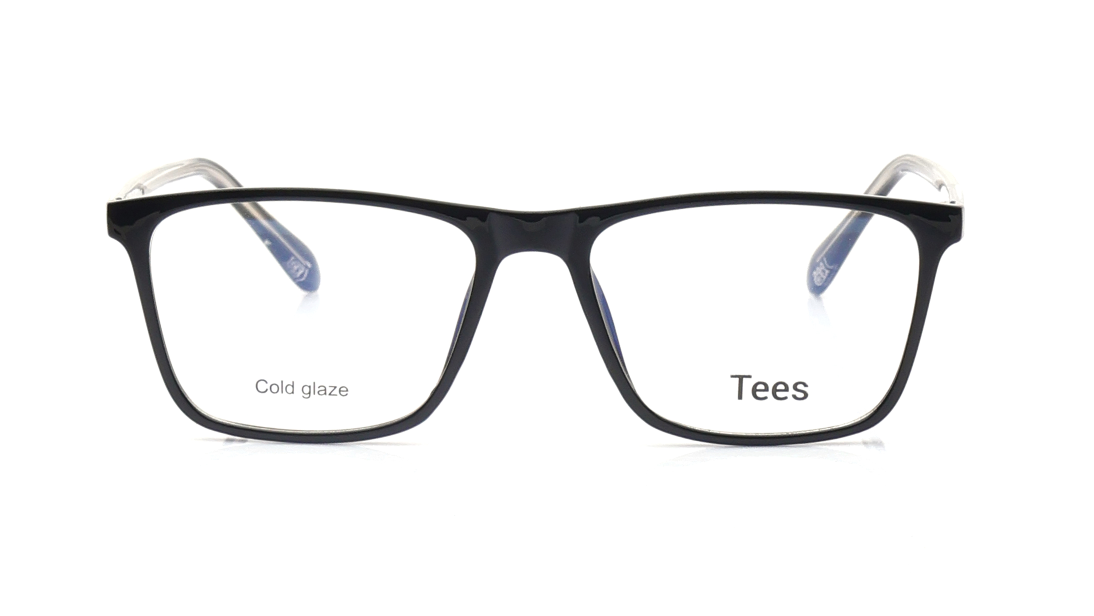 Image 1 of Black Wayfarer Computer Glasses for Men and Women from Tees By Fastrack Available at Titan Eye+