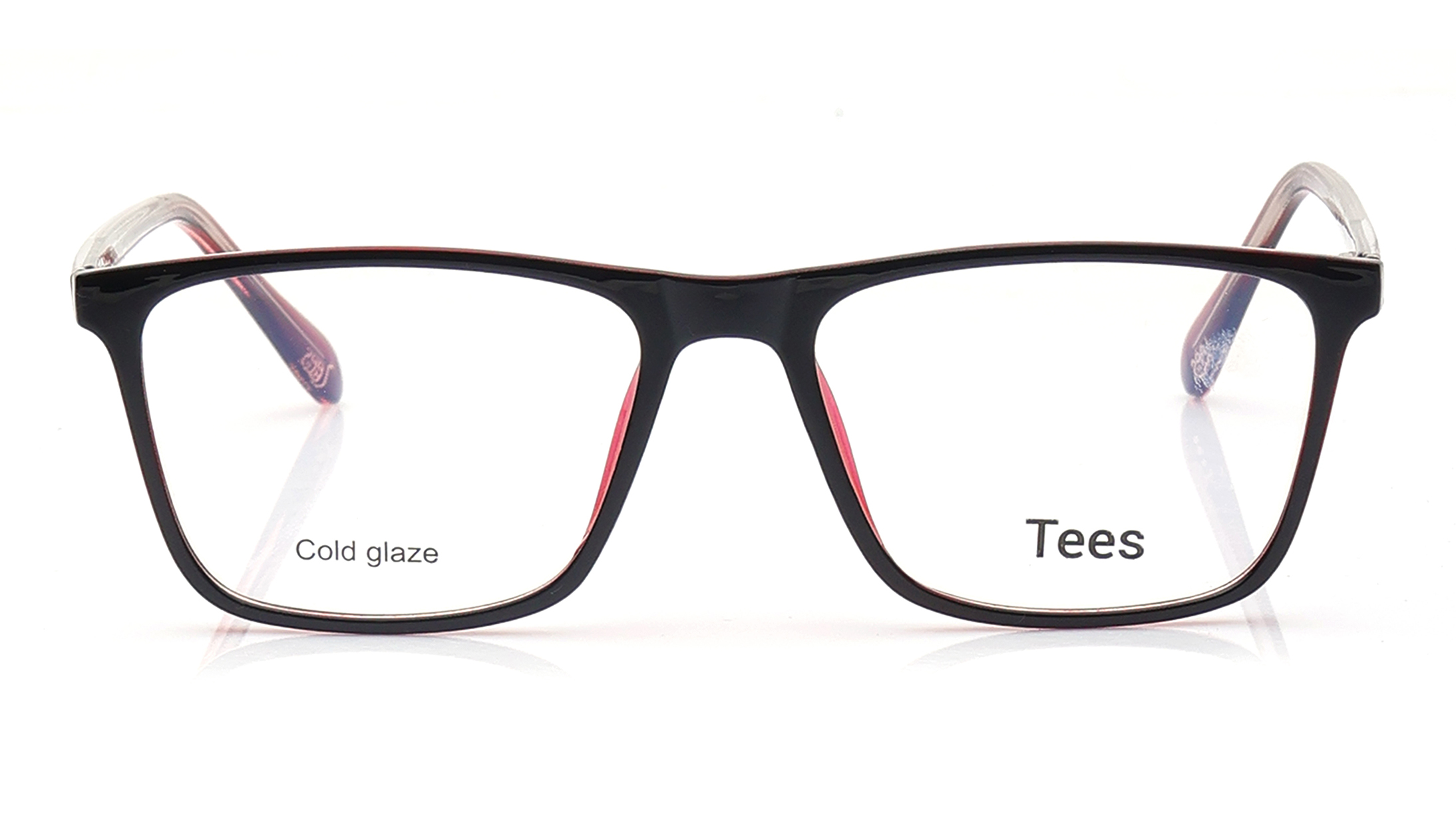 Image 1 of Black Wayfarer Computer Glasses for Men and Women from Tees By Fastrack Available at Titan Eye+