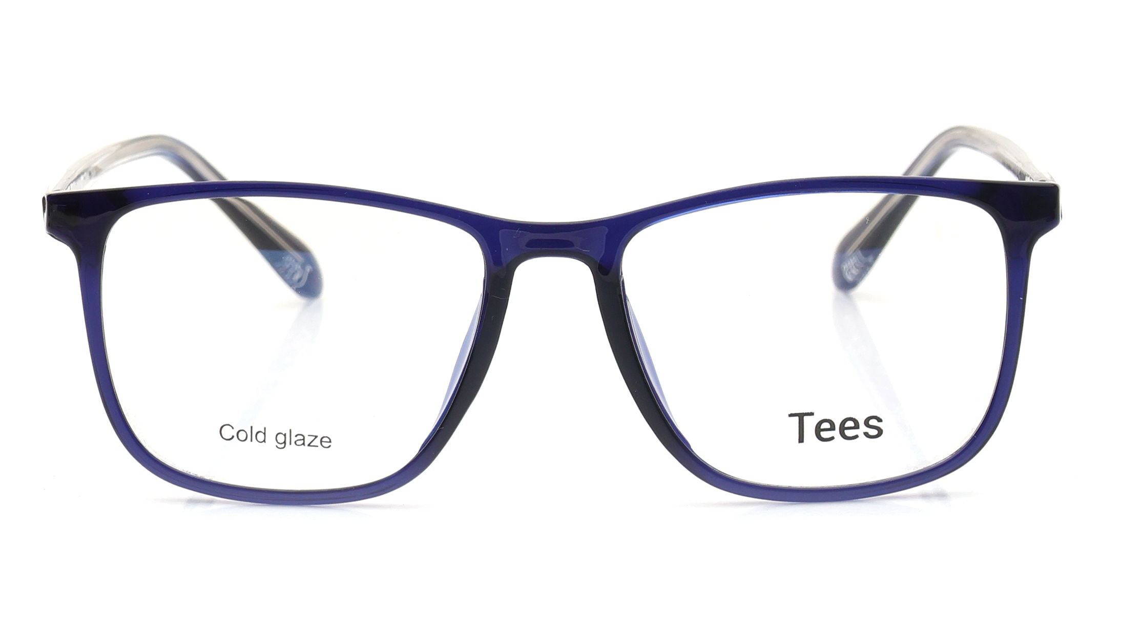 Image 1 of Blue Wayfarer Computer Glasses for Men and Women from Tees By Fastrack Available at Titan Eye+