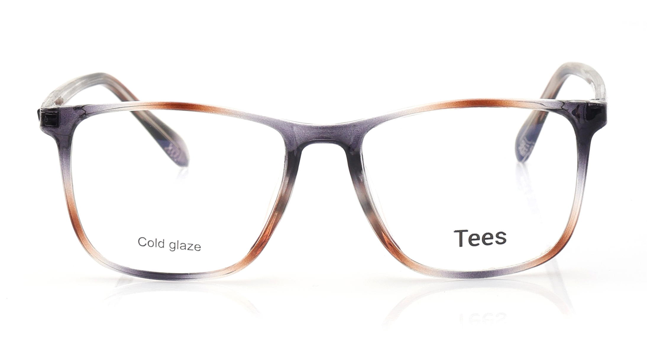Image 1 of Grey Wayfarer Eyeglasses for Men and Women from Tees By Fastrack Available at Titan Eye+
