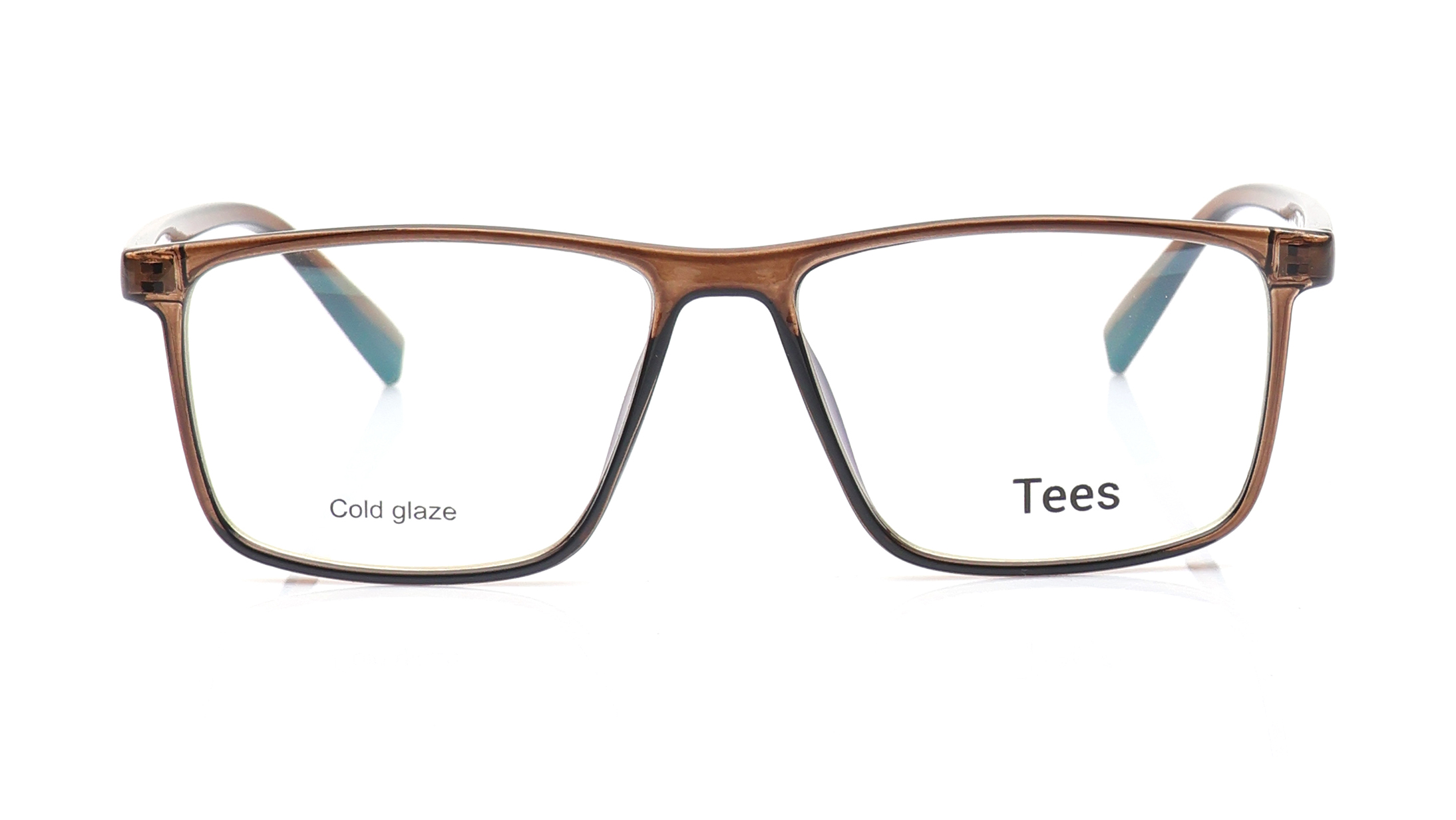 Image 1 of Brown Wayfarer Eyeglasses for Men and Women from Tees By Fastrack Available at Titan Eye+