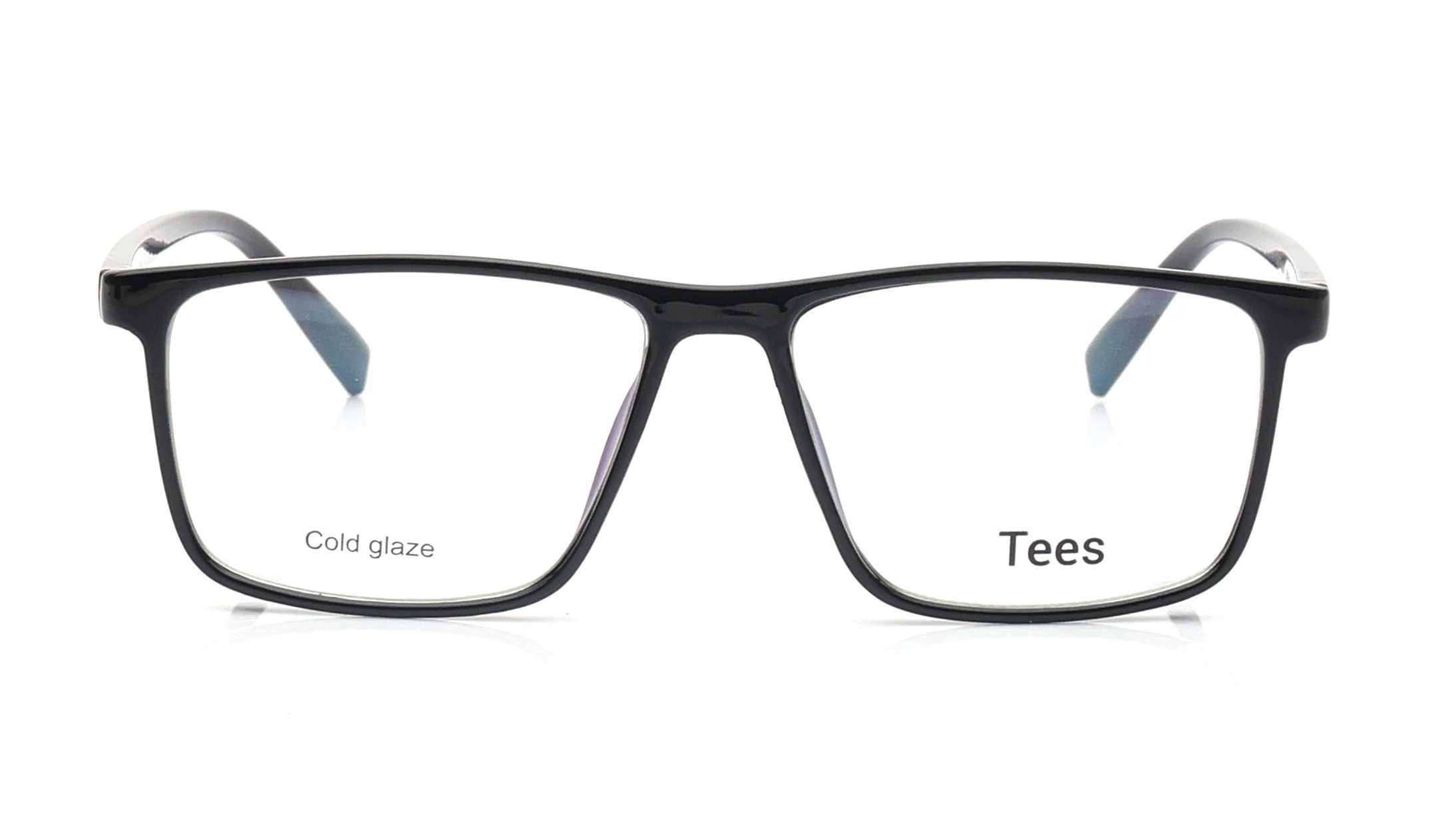 Image 1 of Black Wayfarer Eyeglasses for Men and Women from Tees By Fastrack Available at Titan Eye+