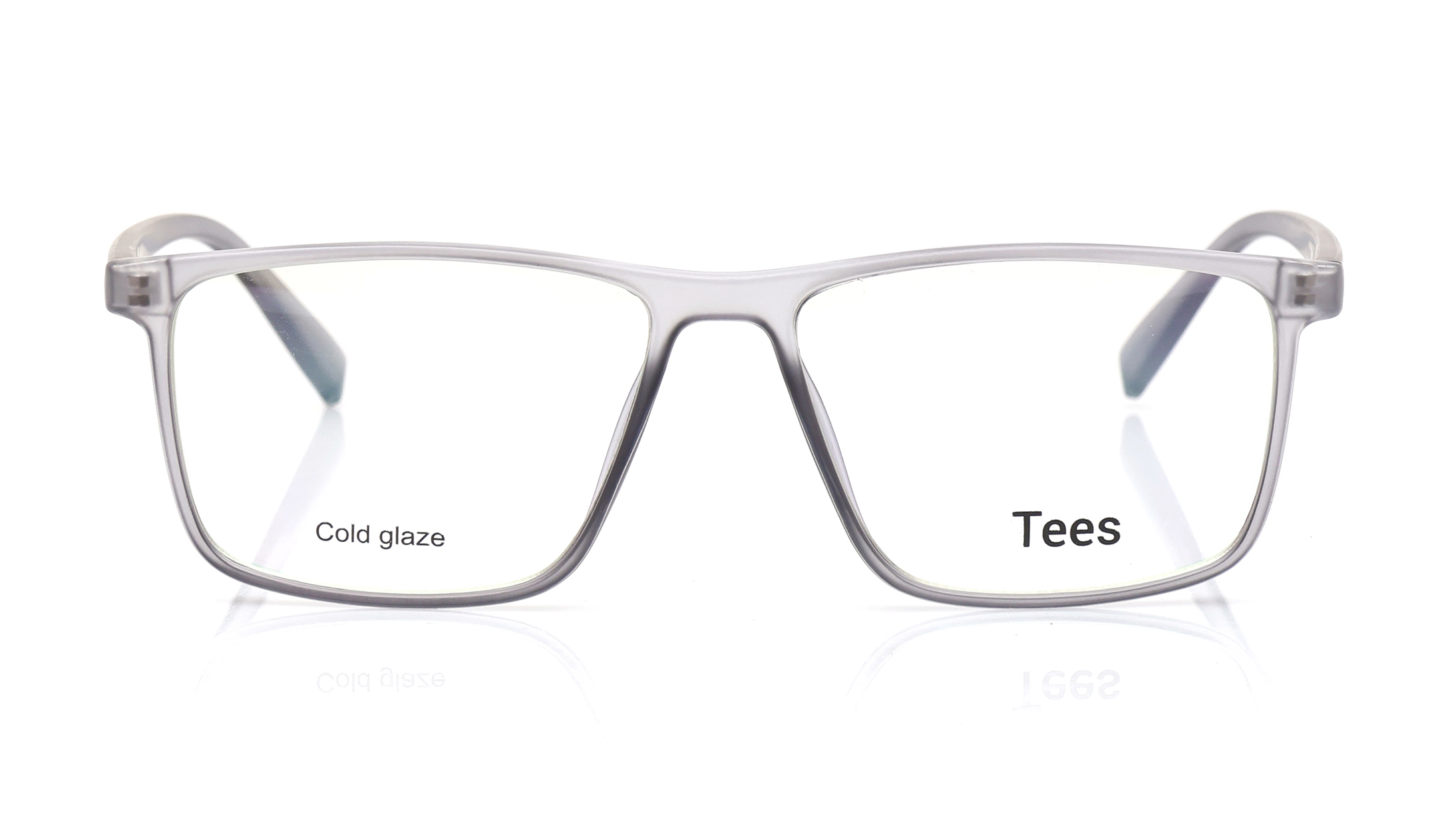 Image 1 of Grey Wayfarer Computer Glasses for Men and Women from Tees By Fastrack Available at Titan Eye+