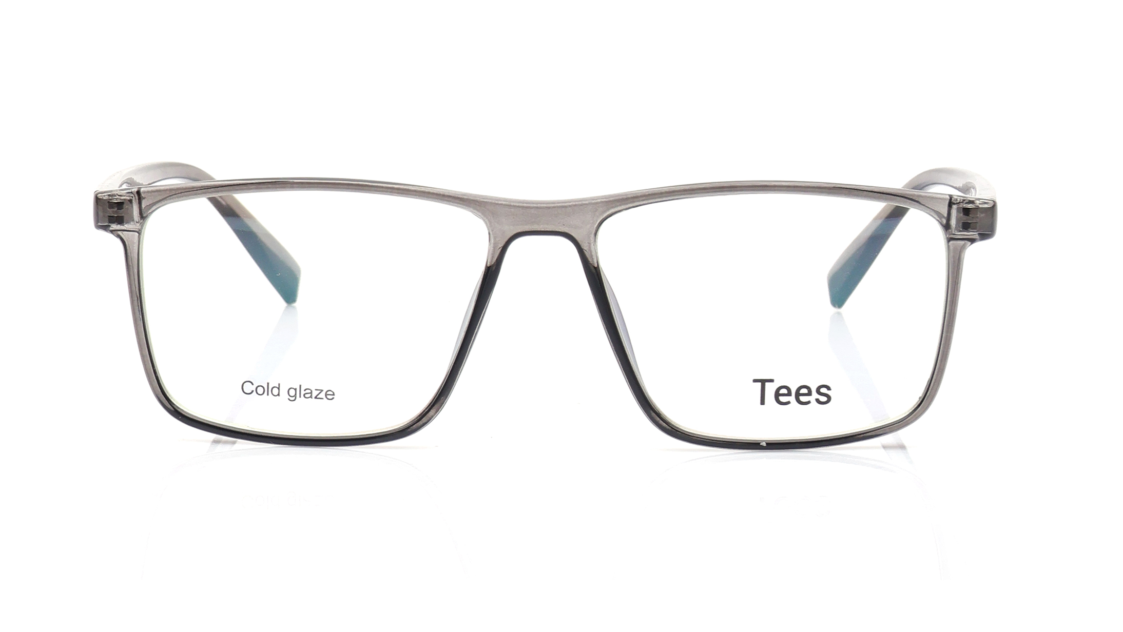 Image 1 of Grey Wayfarer Computer Glasses for Men and Women from Tees By Fastrack Available at Titan Eye+