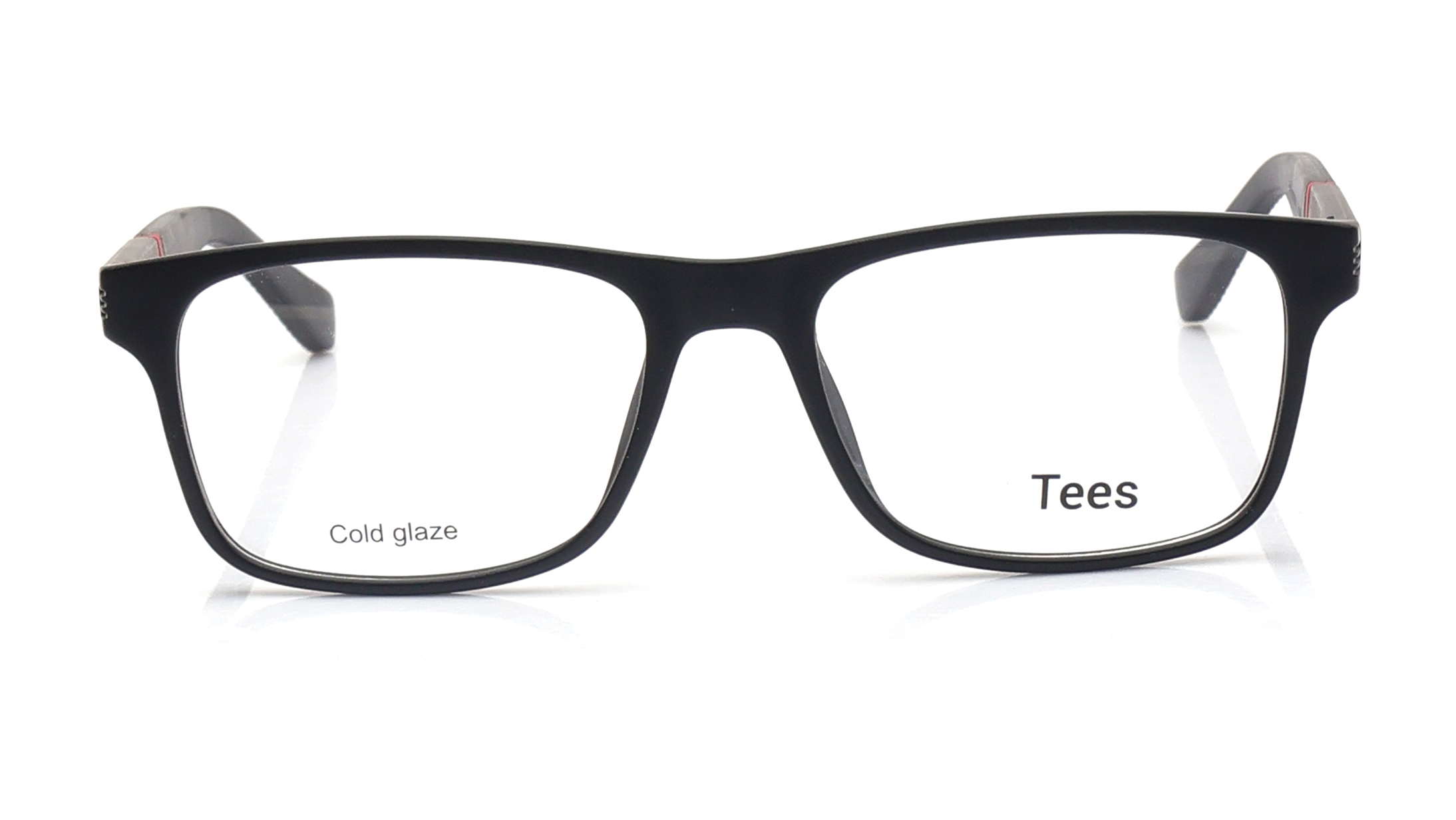 Image 1 of Black Rectangle Eyeglasses for Men and Women from Tees By Fastrack Available at Titan Eye+