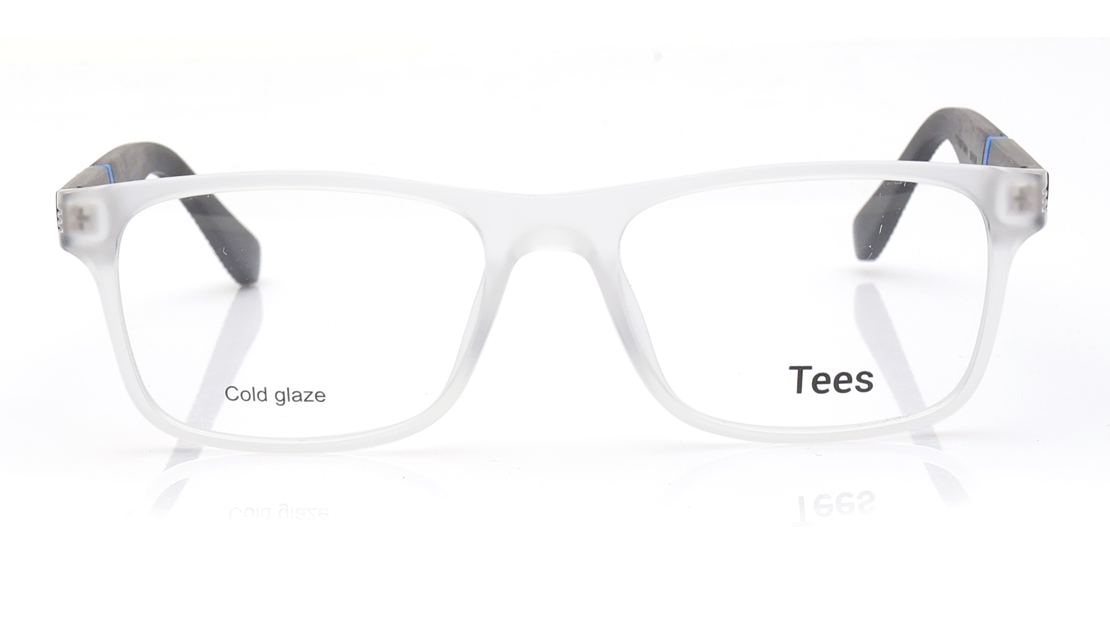 Image 1 of White Wayfarer Eyeglasses for Men and Women from Tees By Fastrack Available at Titan Eye+