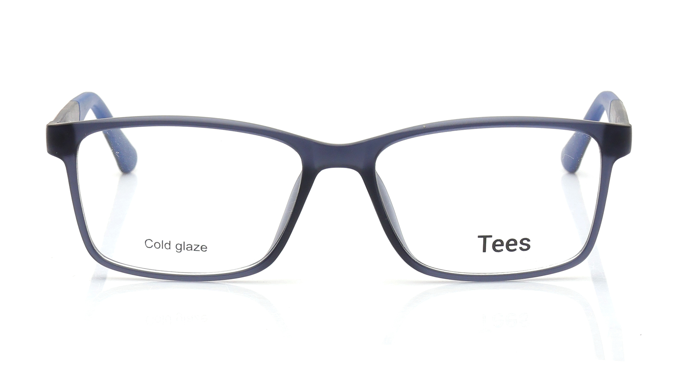 Image 1 of Blue Rectangle Eyeglasses for Men and Women from Tees By Fastrack Available at Titan Eye+