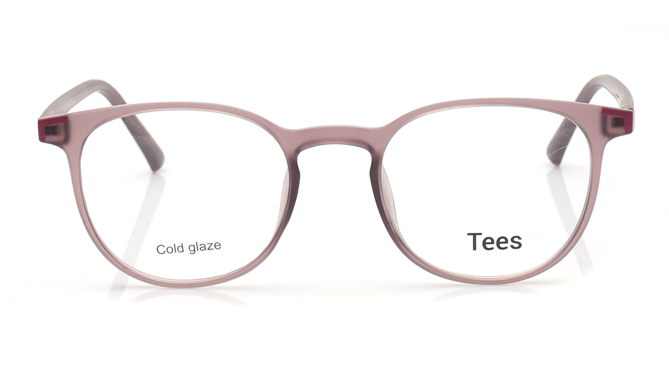 Image 1 of Pink Round Computer Glasses for Men and Women from Tees By Fastrack Available at Titan Eye+