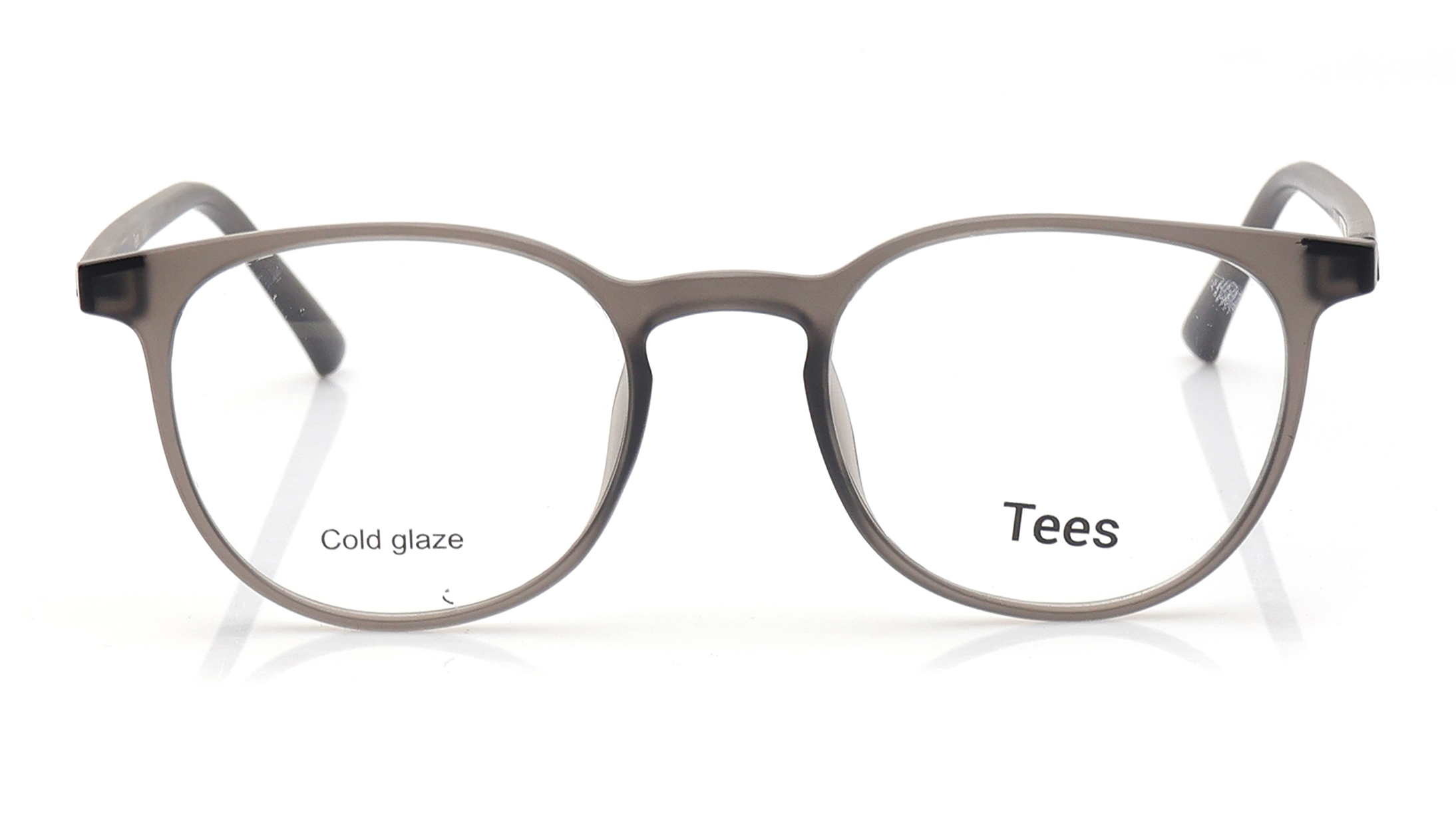 Image 1 of Grey Round Computer Glasses for Men and Women from Tees By Fastrack Available at Titan Eye+